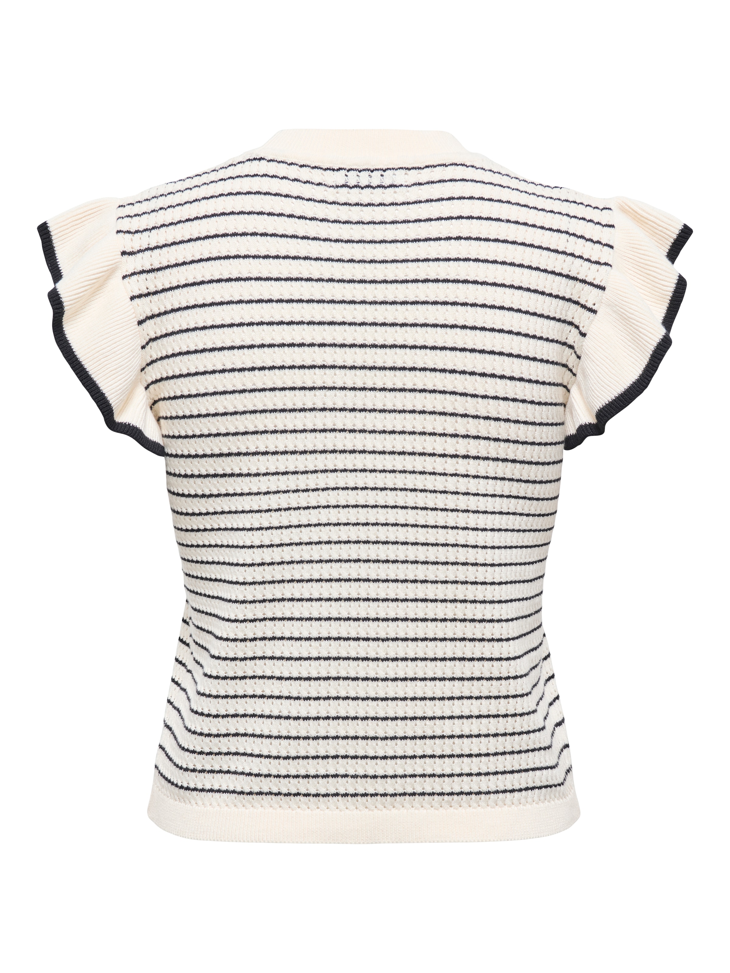 JDY Pull à manches courtes »JDYCARICE S/L FRILL PULLOVER KNT NOOS«