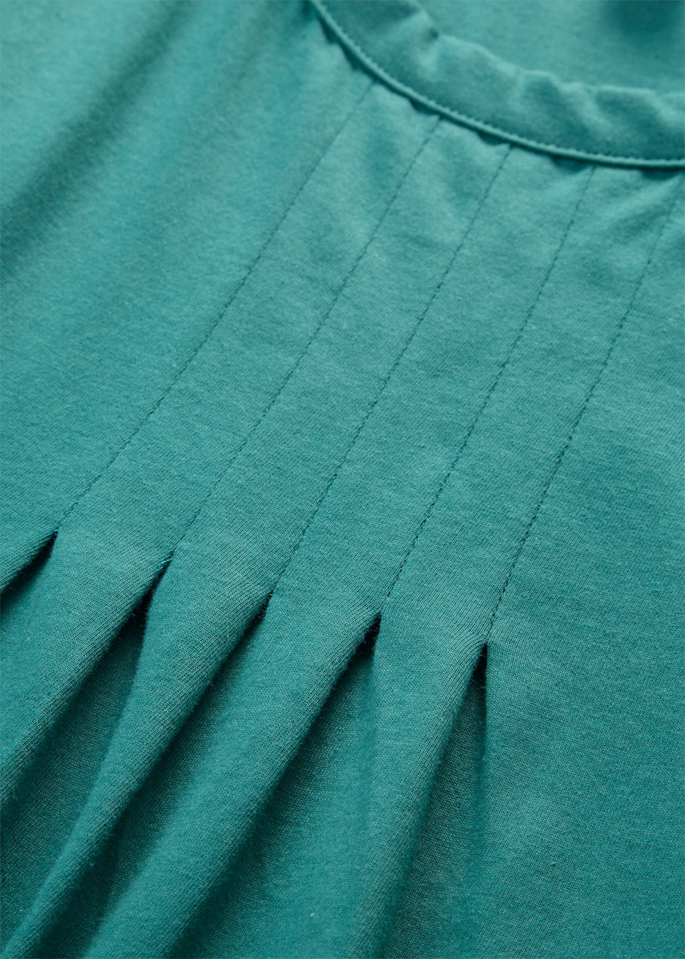 bonprix Top long »Long-Top« mit elegantem Faltendetail, lockere Passform, reine Baumwolle