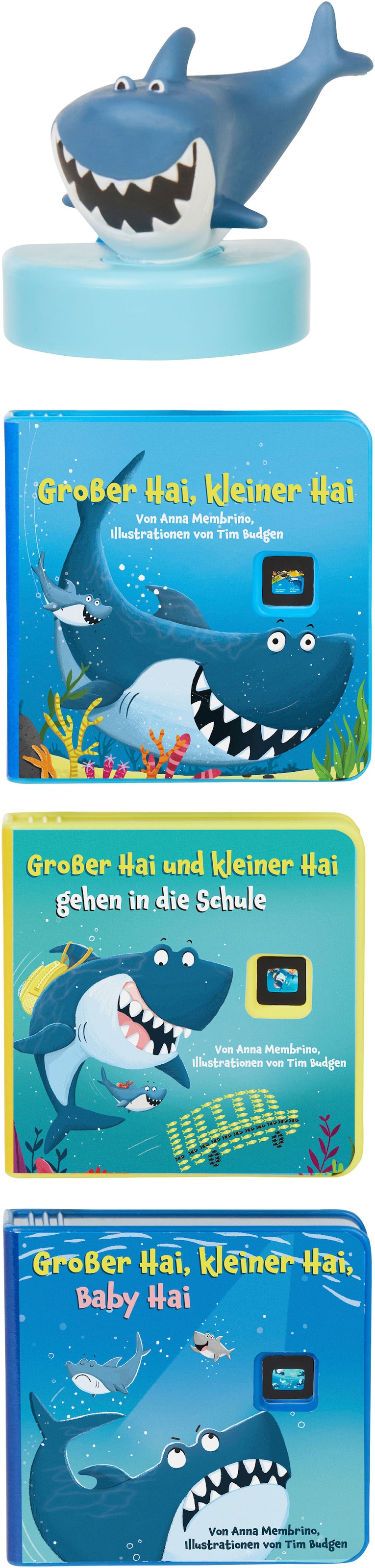 Little Tikes® Hörspielkassette »Story Dream Machine, Grosser Hai, Kleiner Hai Familien-Kollektion« passend für Story Dream Machine