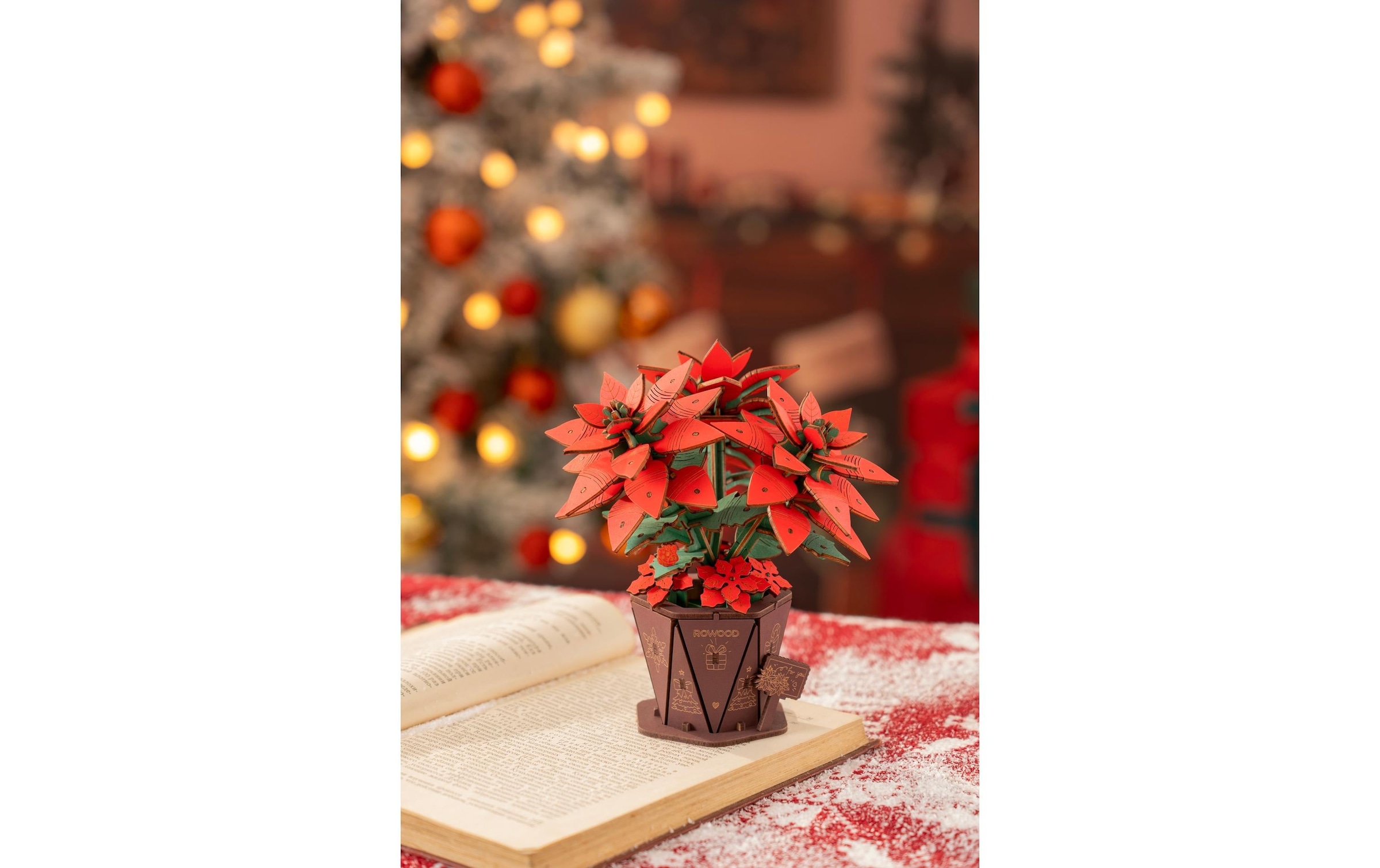   Modellbausatz »Rolife Poinsettia Weihnachtsstern«