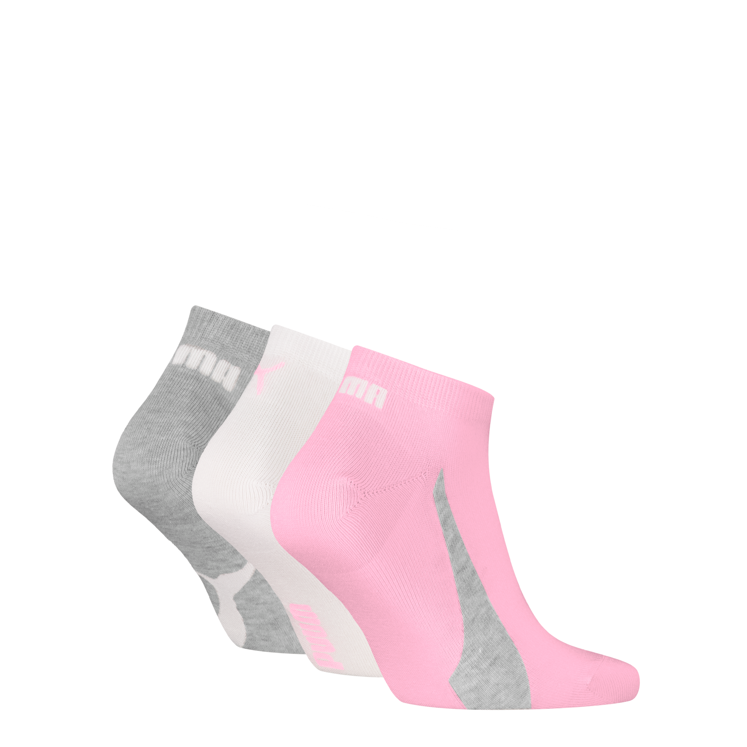 PUMA Sneakersocken »PUMA UNISEX LIFESTYLE SNEAKERS 3P«, (3 Paar), Flache Zehennaht, Rippenbündchen