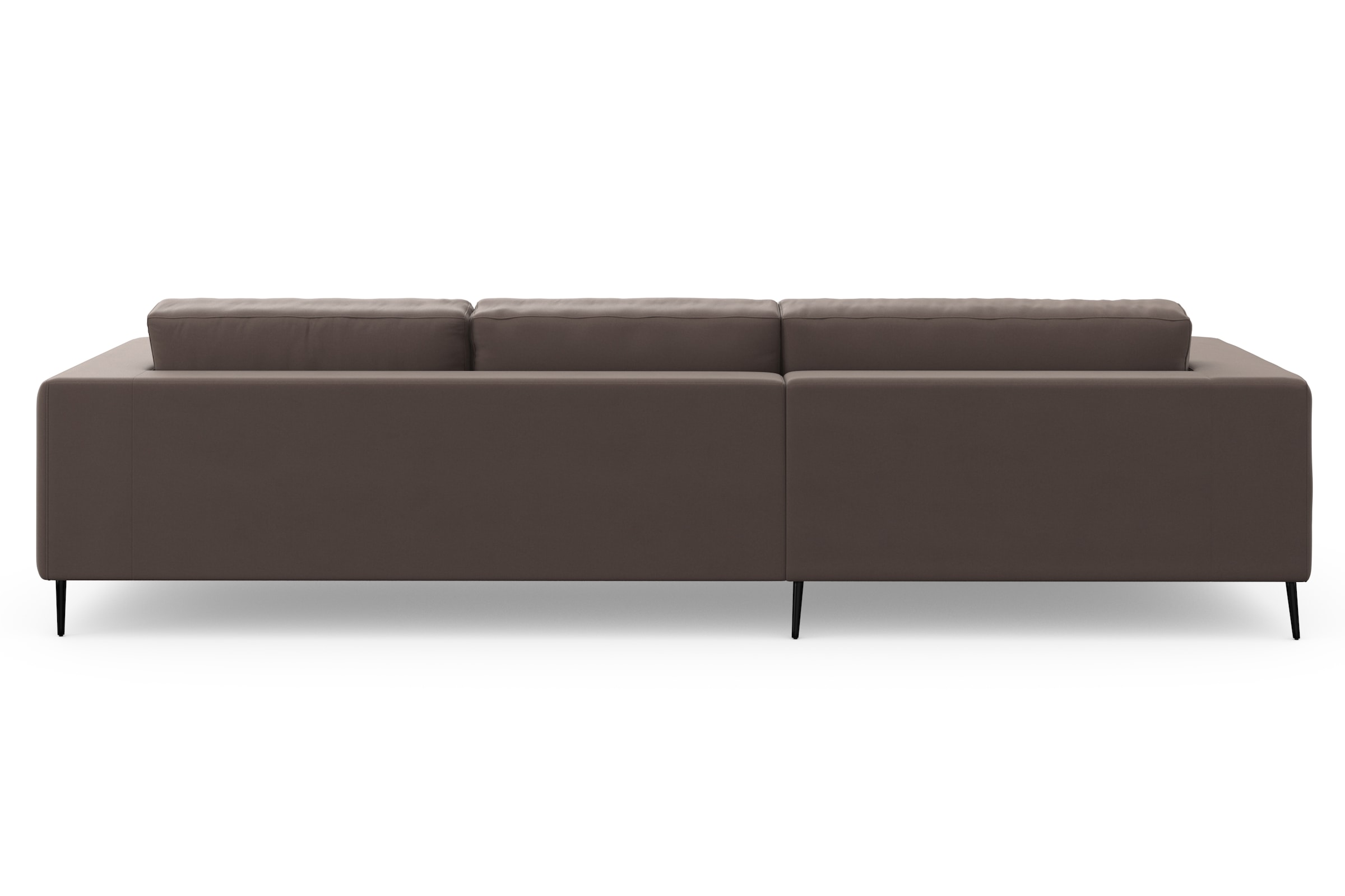 DOMO collection Ecksofa »Modica, zeitlos und elegant, L-Form«, moderne Optik mit extrabreiter Recamiere, auch in Cord