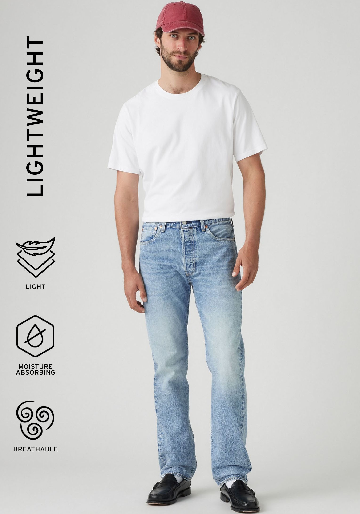 Levi's® Straight-Jeans »501 LEVI'S ORIGINAL«, mit Markenlabel