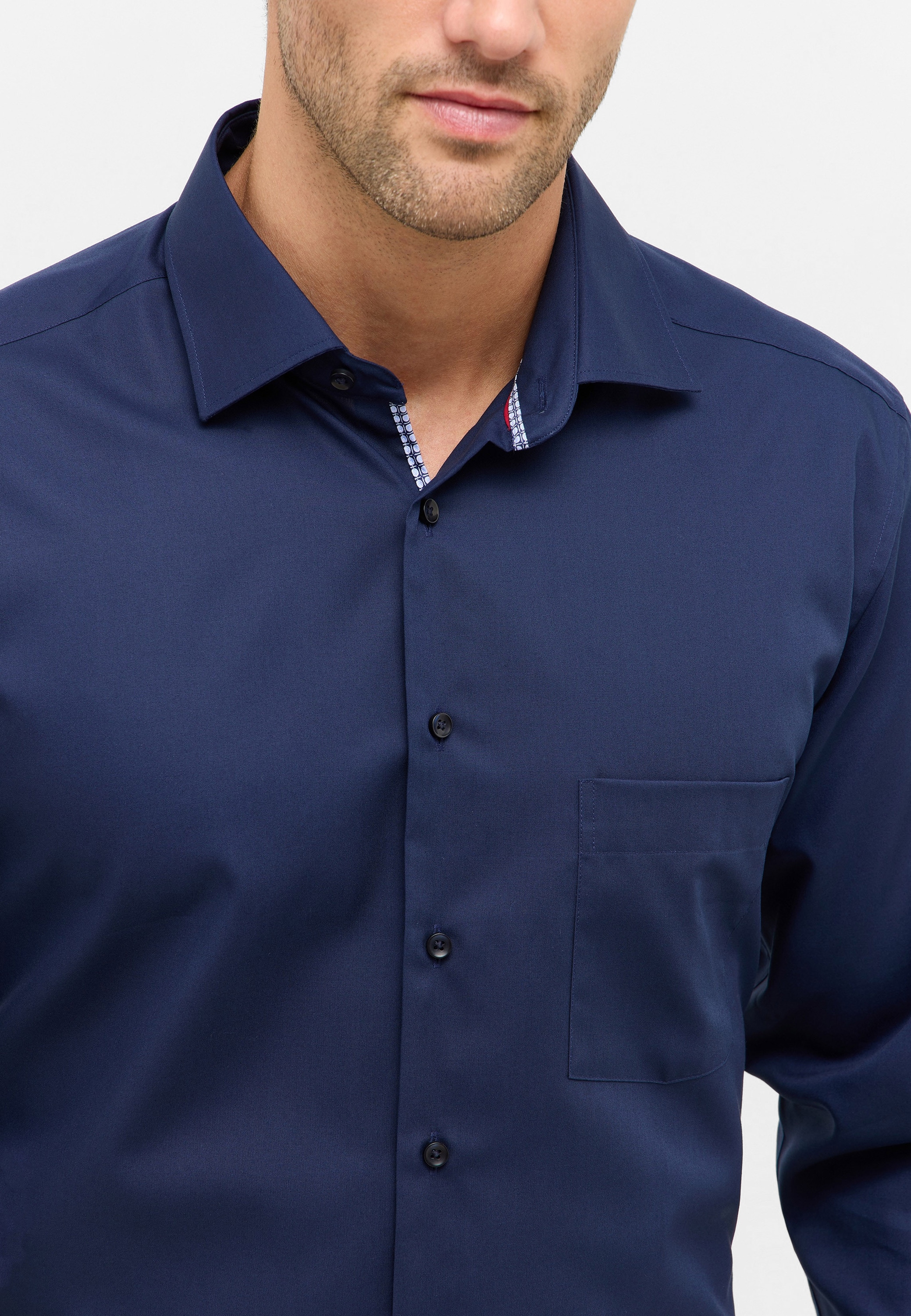 Eterna Langarmhemd »MODERN FIT« NON IRON (bügelfrei)