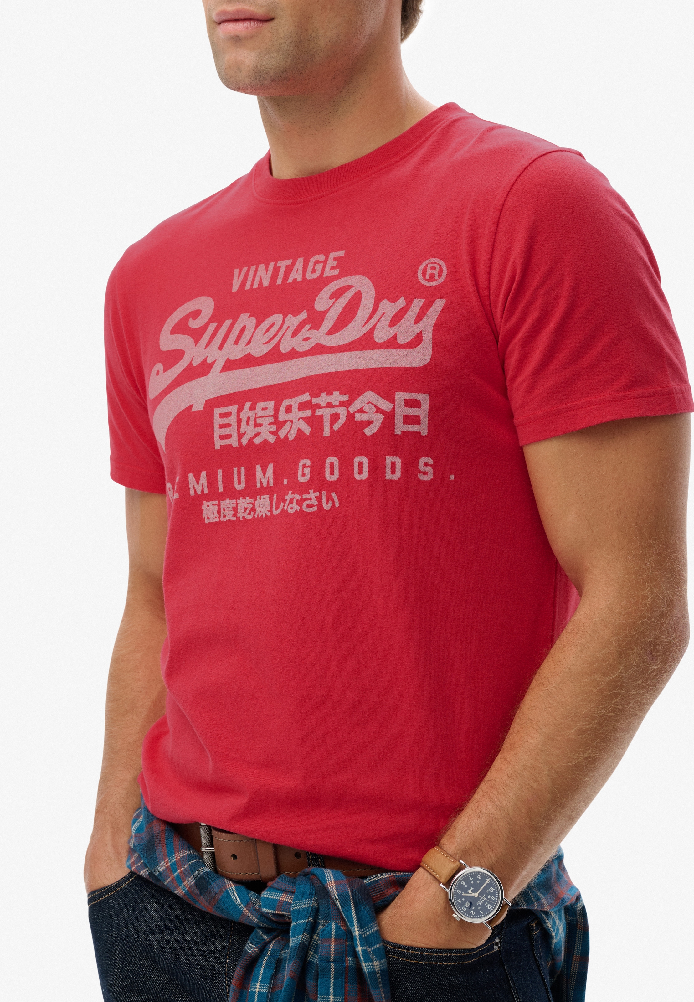 Superdry Rundhalsshirt »VL CLASSIC TEE«