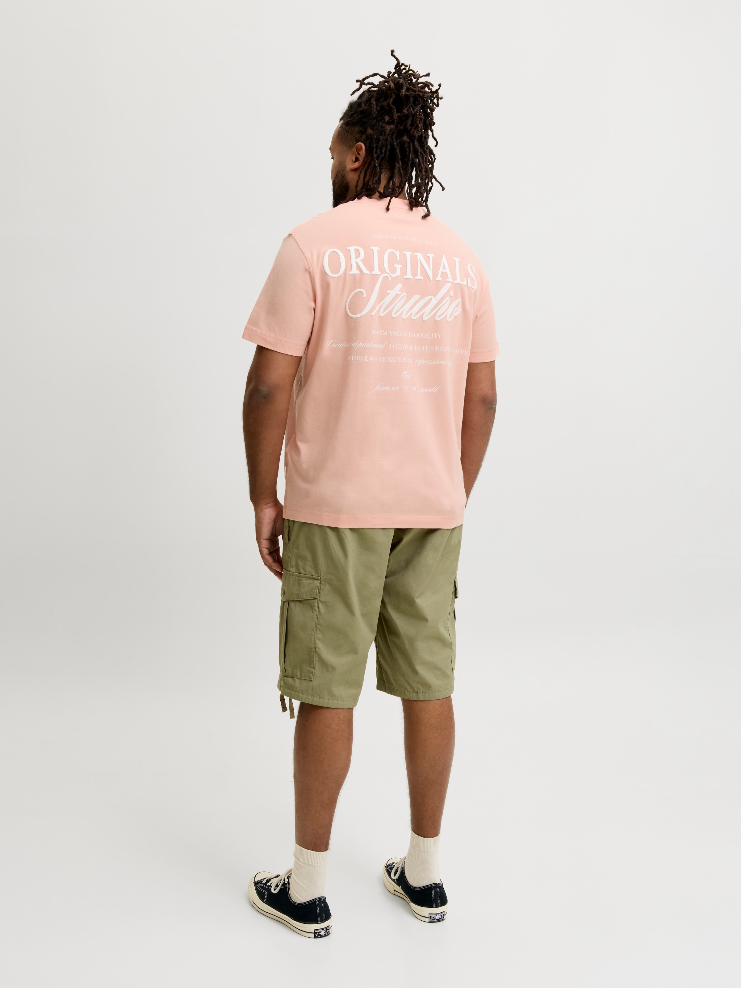 Jack & Jones PlusSize Kurzarmshirt »JORNORREBRO TYPO TEE SS CREW NECK  PLS« Baumwolle, regular fit