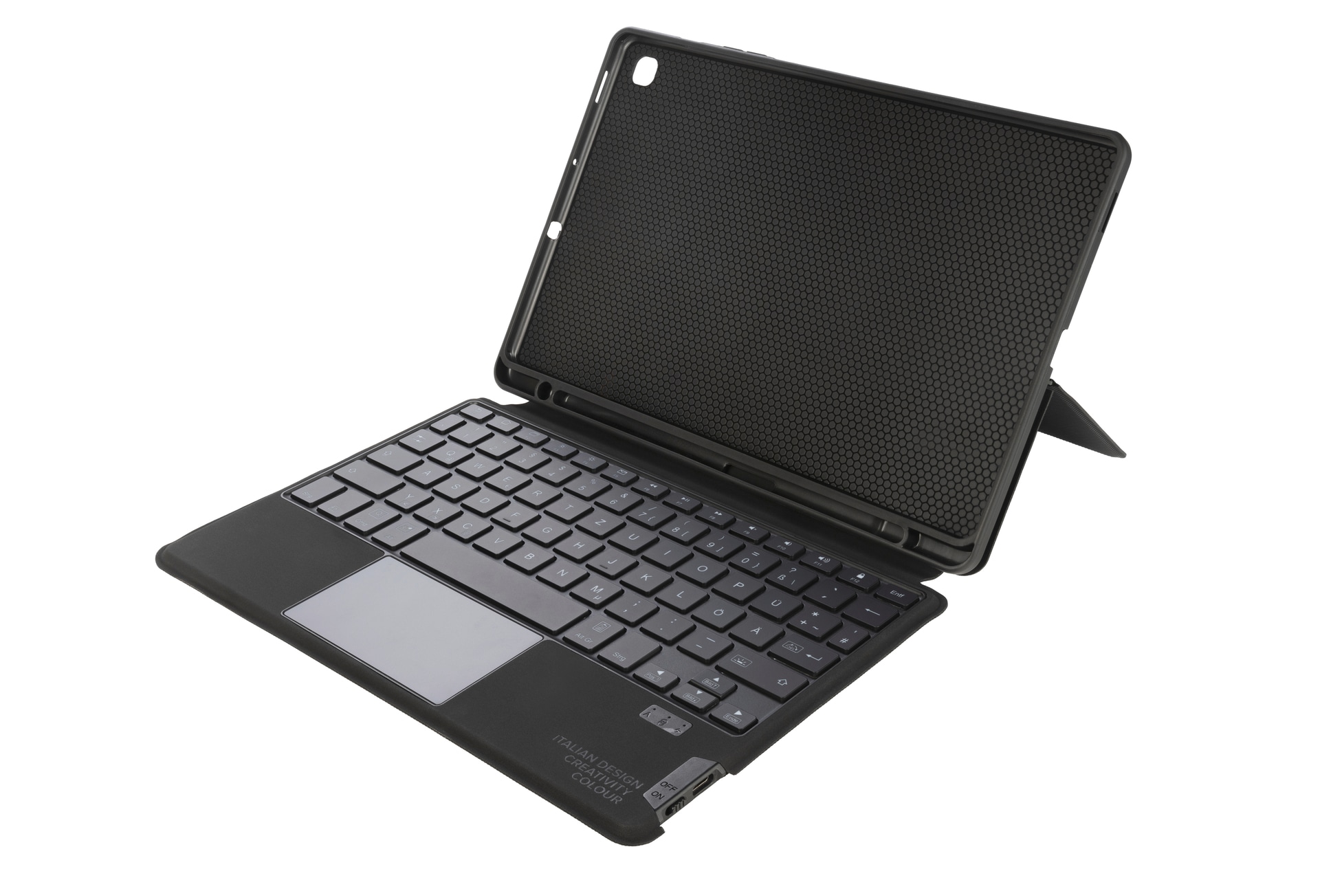 Samsung Tablet-Hülle »BookCover Keyboard by Tucano für Samsung Galaxy TabS6 Lite«, Backcover, Schutzhülle, Handyschutzhülle, Case, Schutzcase, stossfest