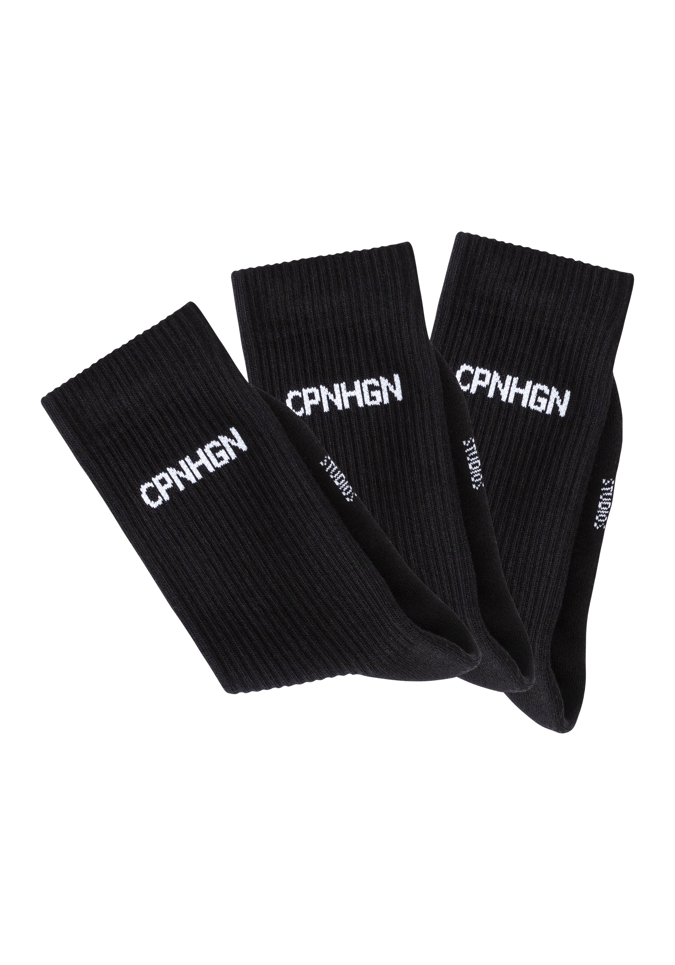 Copenhagen Studios Tennissocken, (Packung, 3 Paar), mit Halbfussfrottee