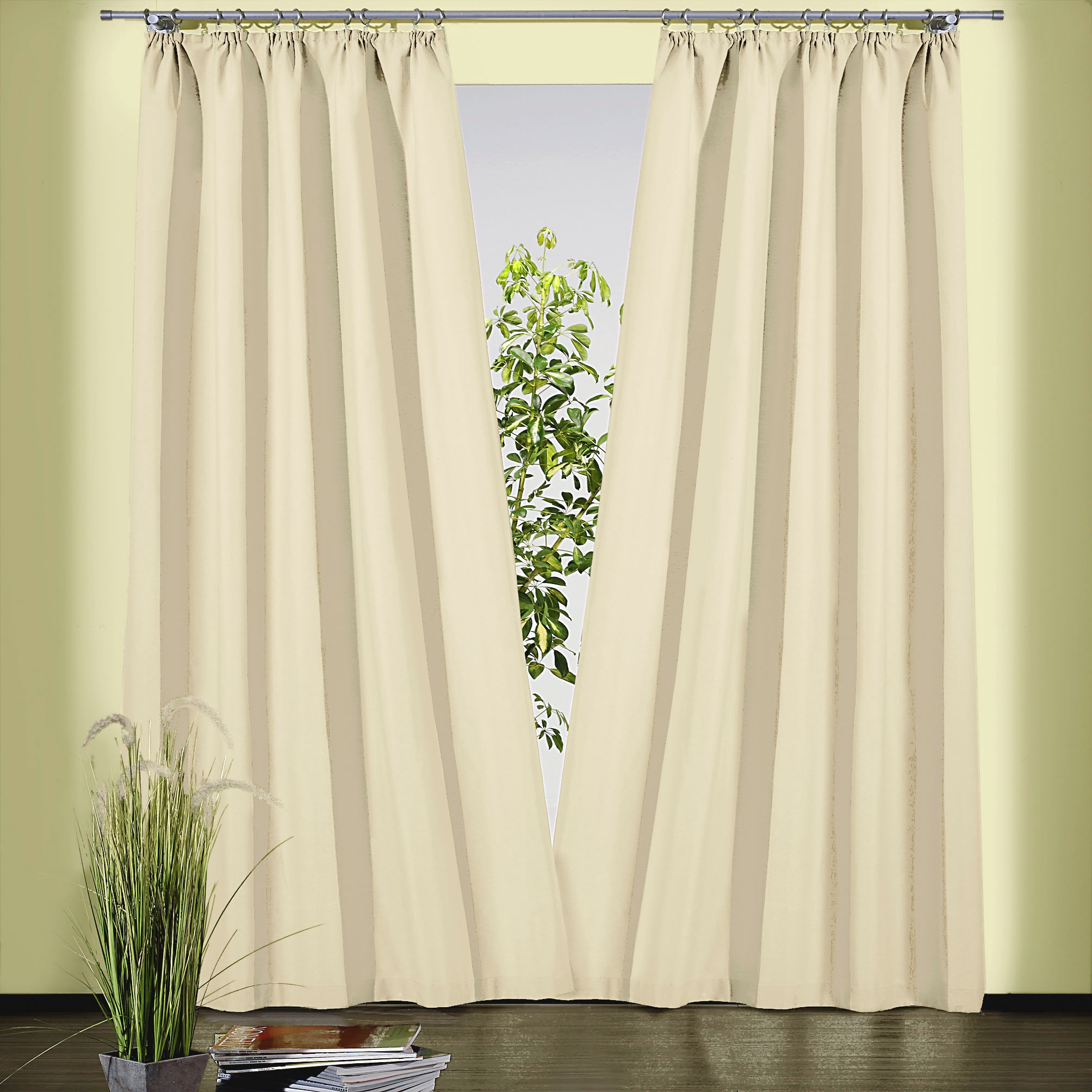 Weckbrodt Vorhang »Sento«, (1 Gardine, matte kaufen unifarben blickdicht, St.), jetzt Baumwolle, Struktur