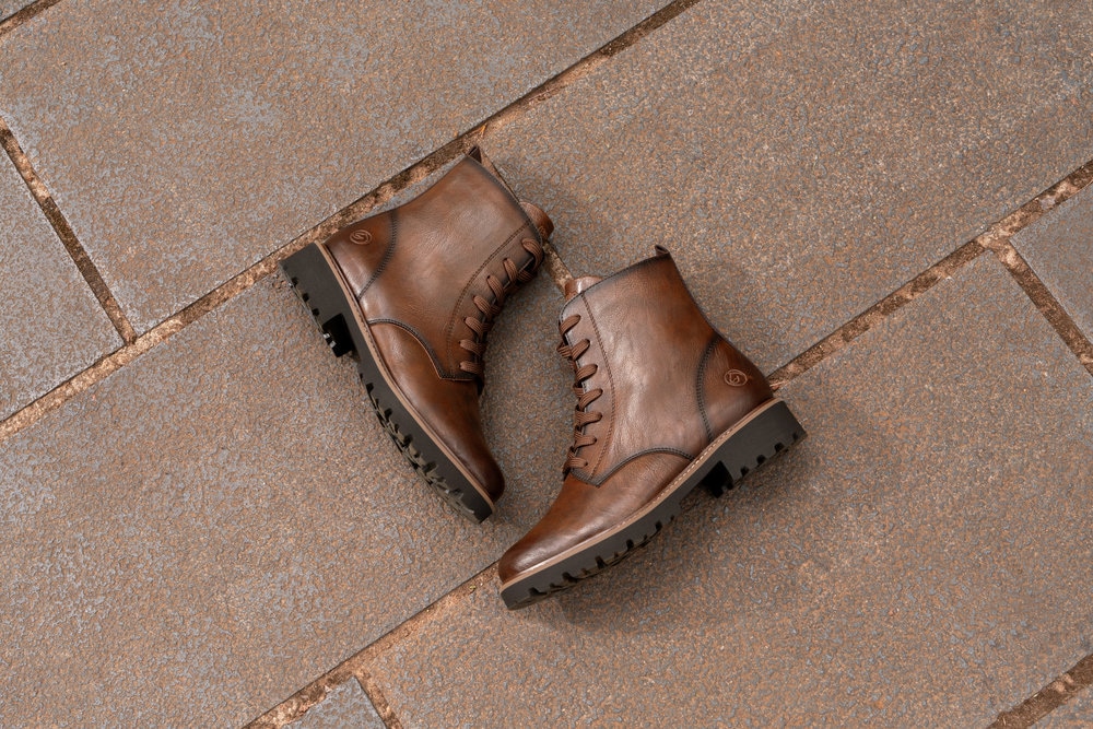 Remonte Bottines à lacets  Talons blocs, bottines à lacets style usé