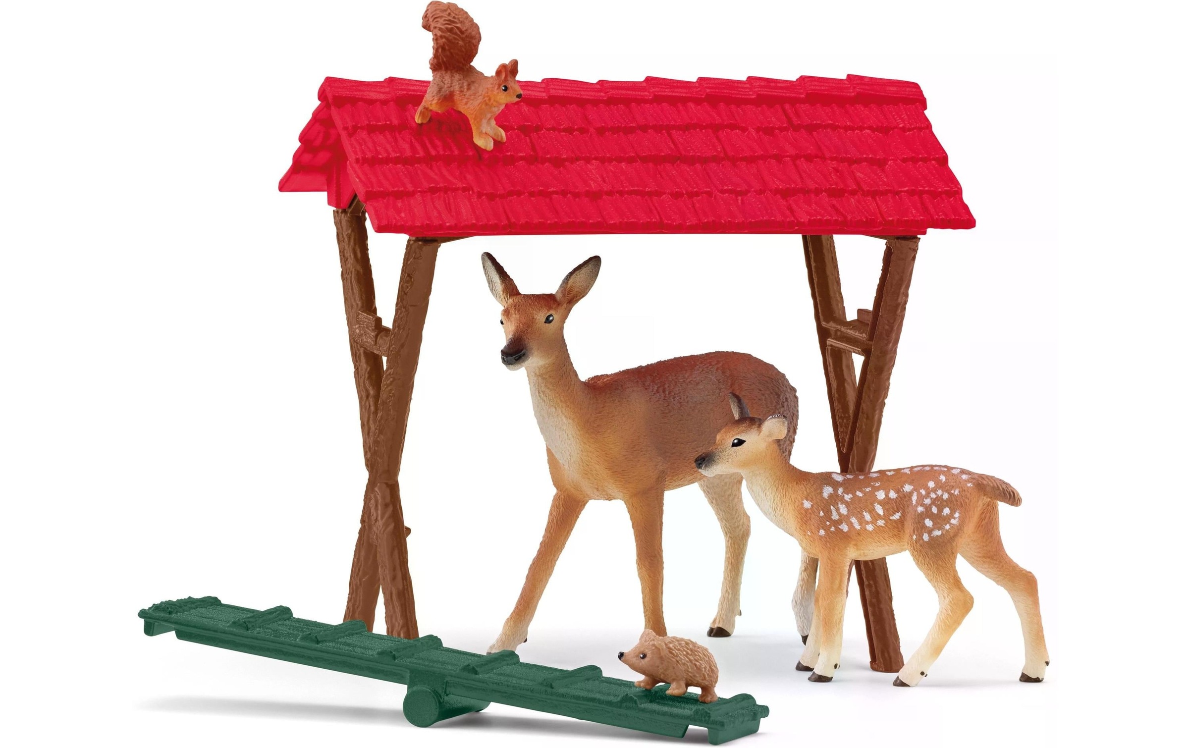 Schleich® Spielwelt »Farm World Fütterung der Waldtiere«