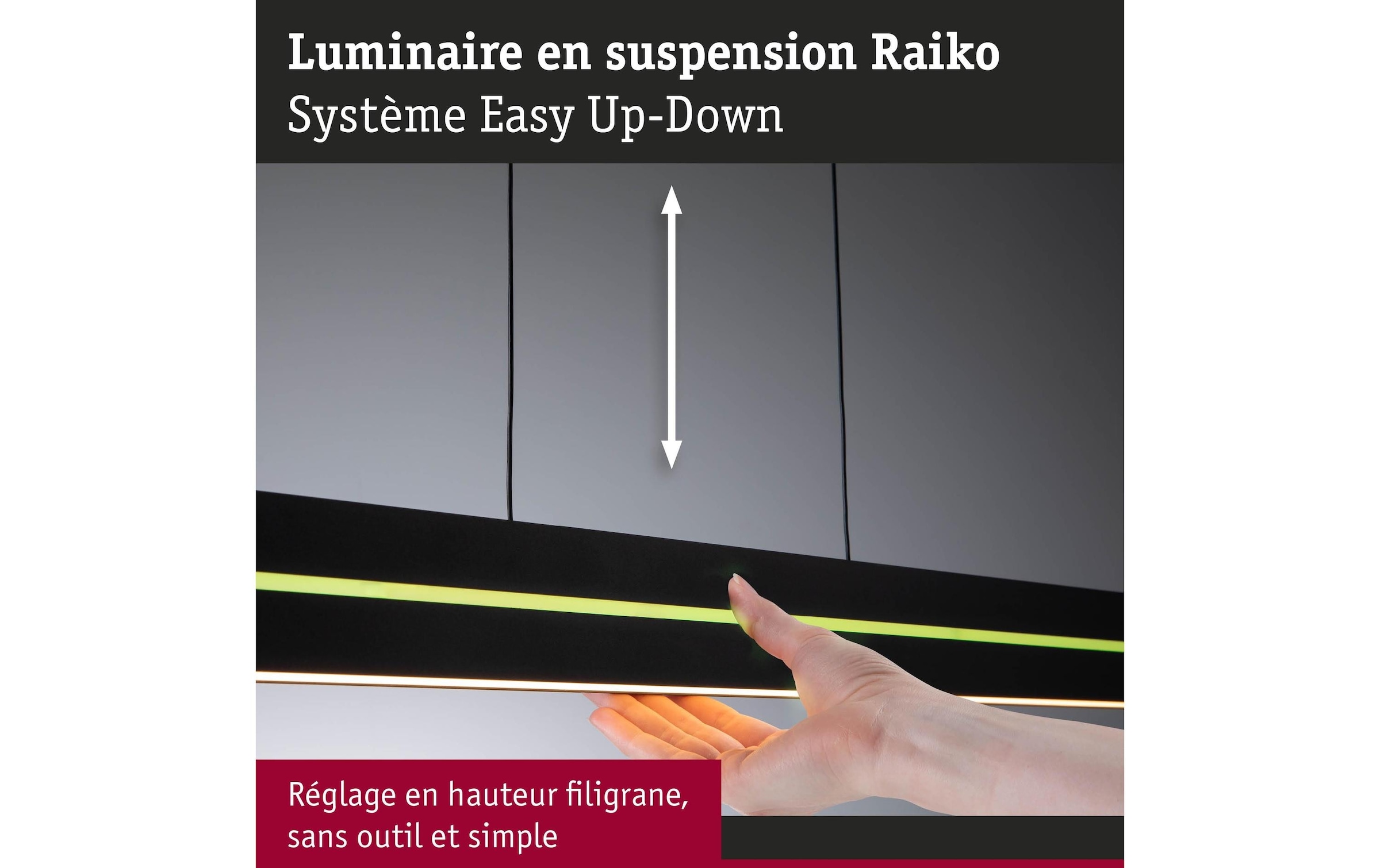 Paulmann Pendelleuchte »LED Pendelleuchte Raiko« LED-Modul RGB | warmweiss - kaltweiss