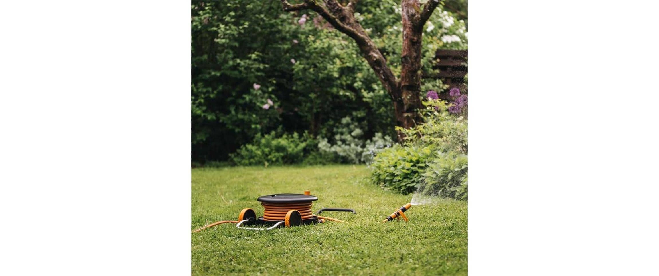 Fiskars Gartenschlauch »Waterwheel L mit 30m Schlauch«