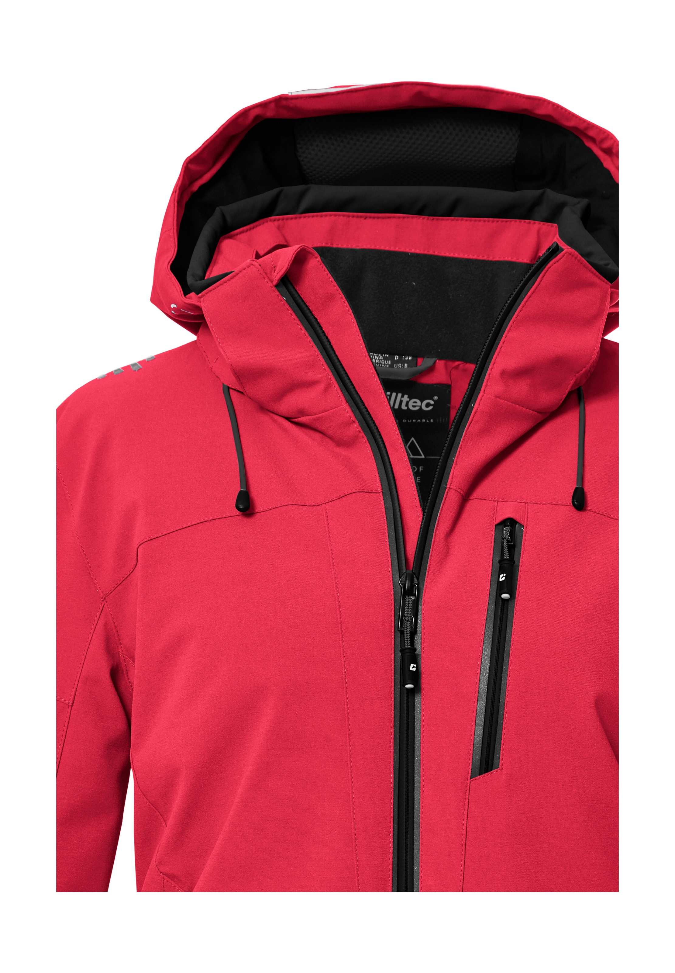 Killtec Skijacke »KSW 81 WMN SKI JCKT«, Wasserdichte, atmungsaktive Winterjacke mit abnehmbarer Kapuze