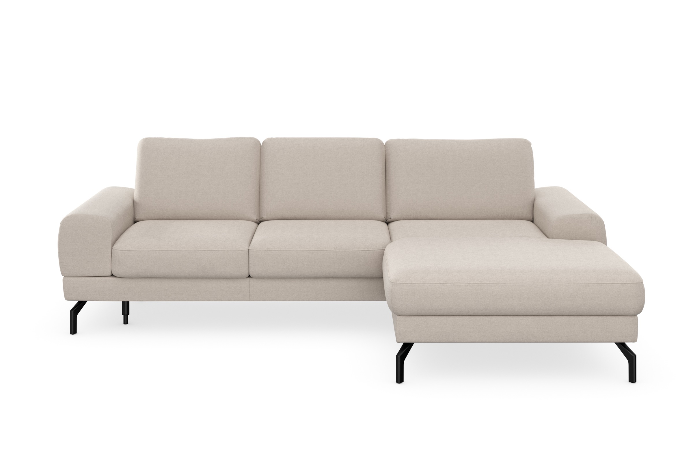 sit&more Ecksofa »Cinturo L-Form«, inklusive Sitztiefenverstellung und Federkern, Sitzhöhe 48 cm