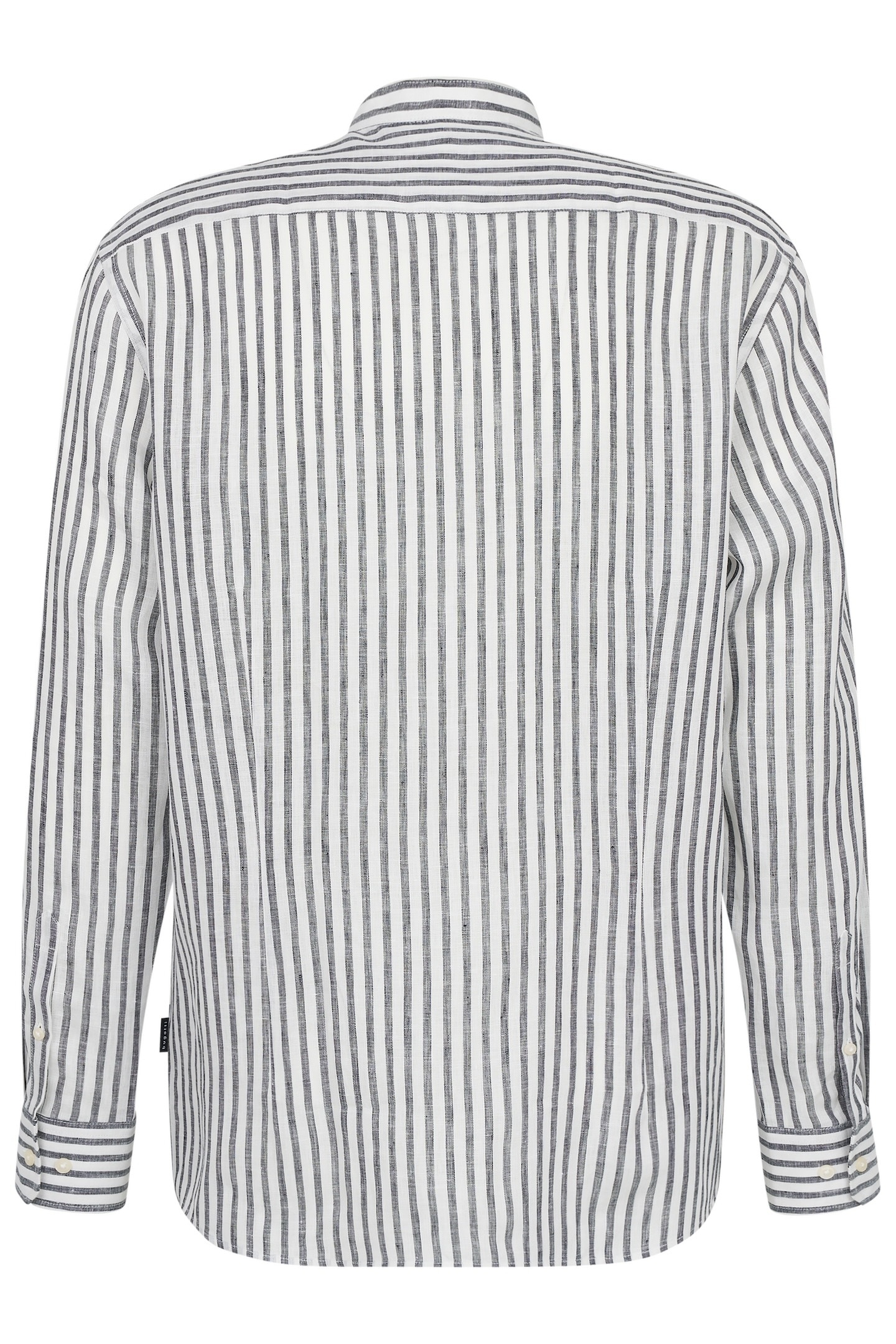 bugatti Chemise à manches longues mit Mandarinkragen