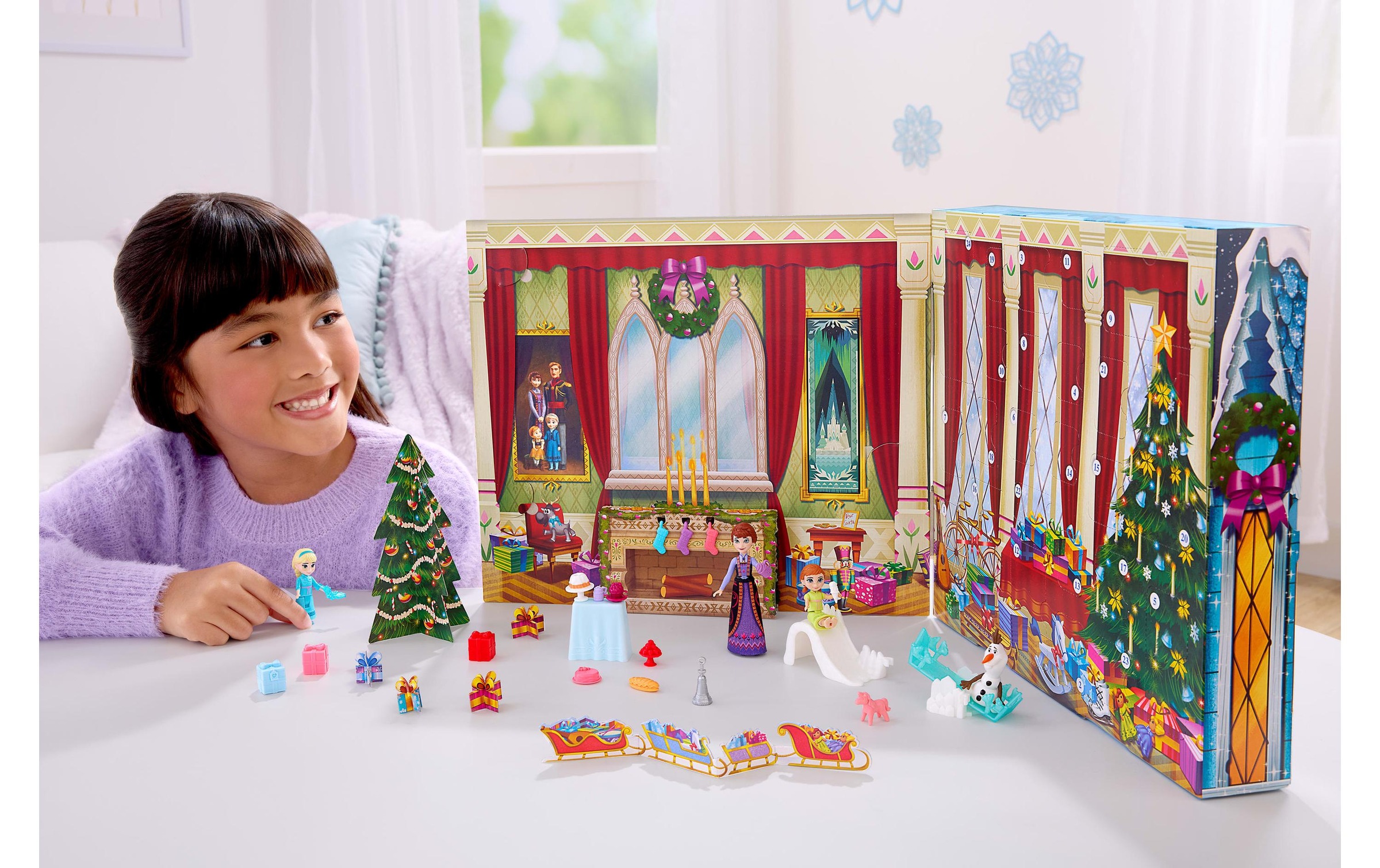Disney Frozen Spielzeug-Adventskalender »Adventskalender Die Eiskönigin mit Spielzeug für 24 Tage«