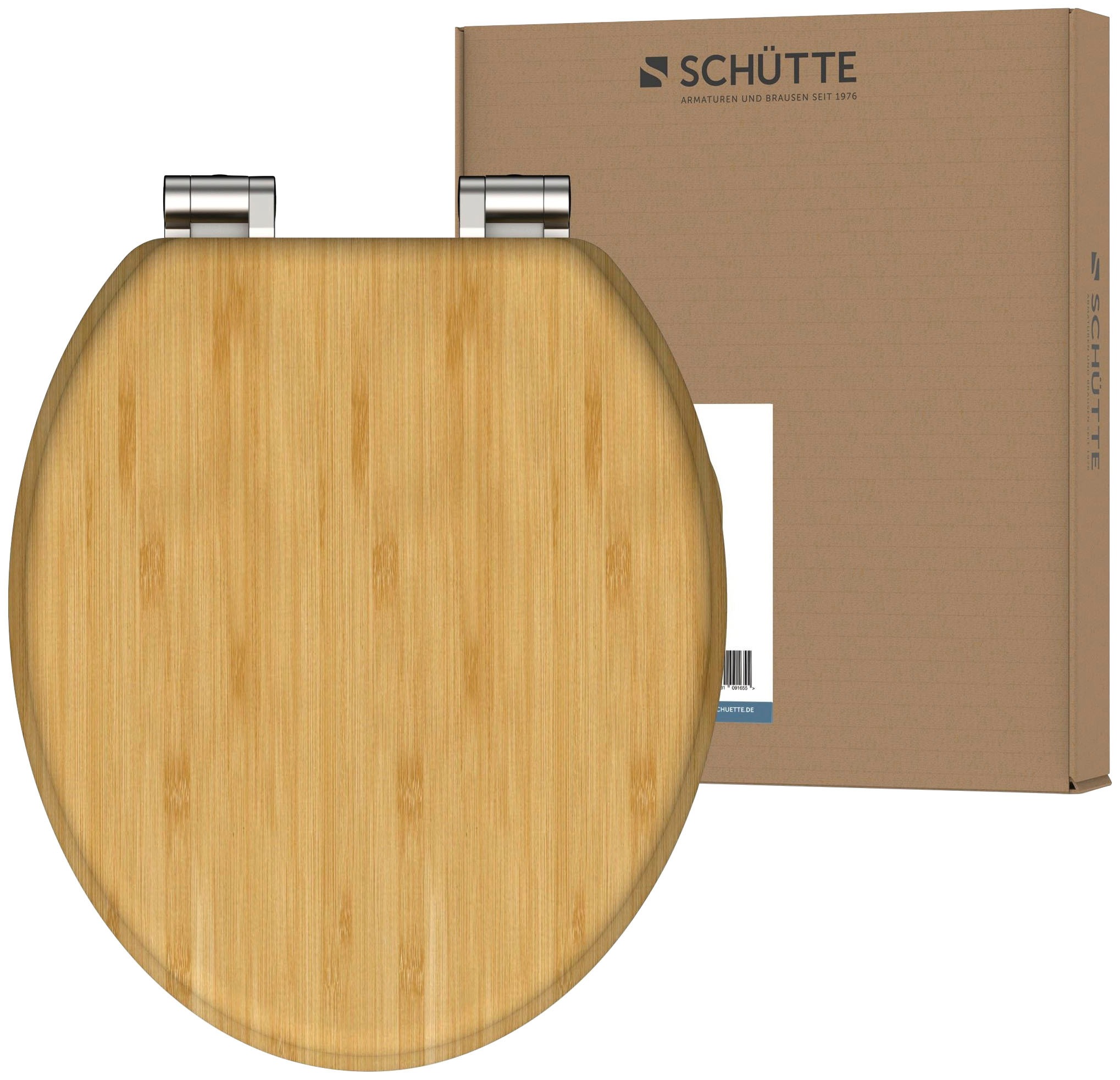 Image of Schütte WC-Sitz "NATURAL BAMBOO" aus Bambus Vollholz