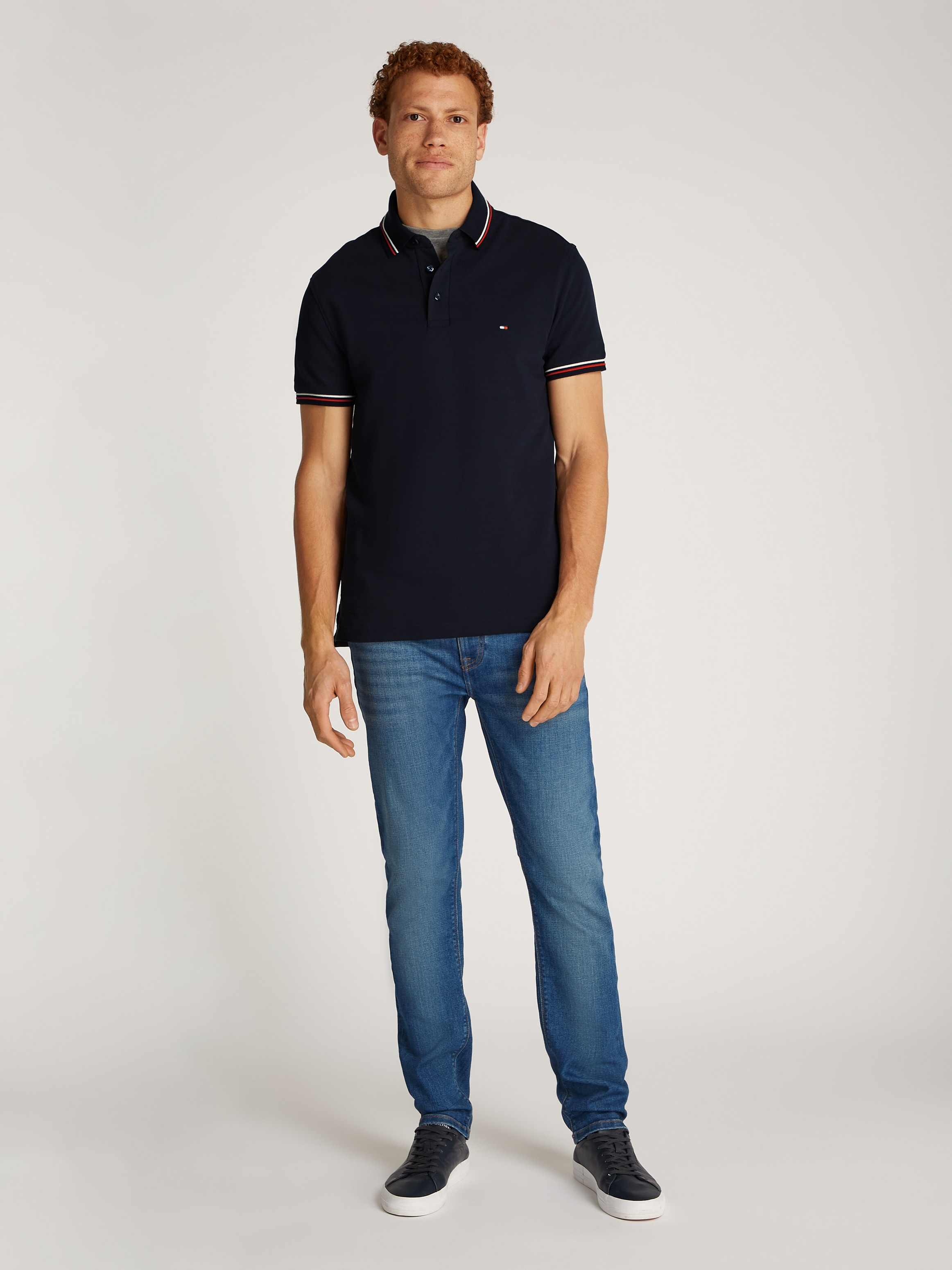Tommy Hilfiger Poloshirt »TIPPED SLIM FIT POLO«, mit Kontrast-Details