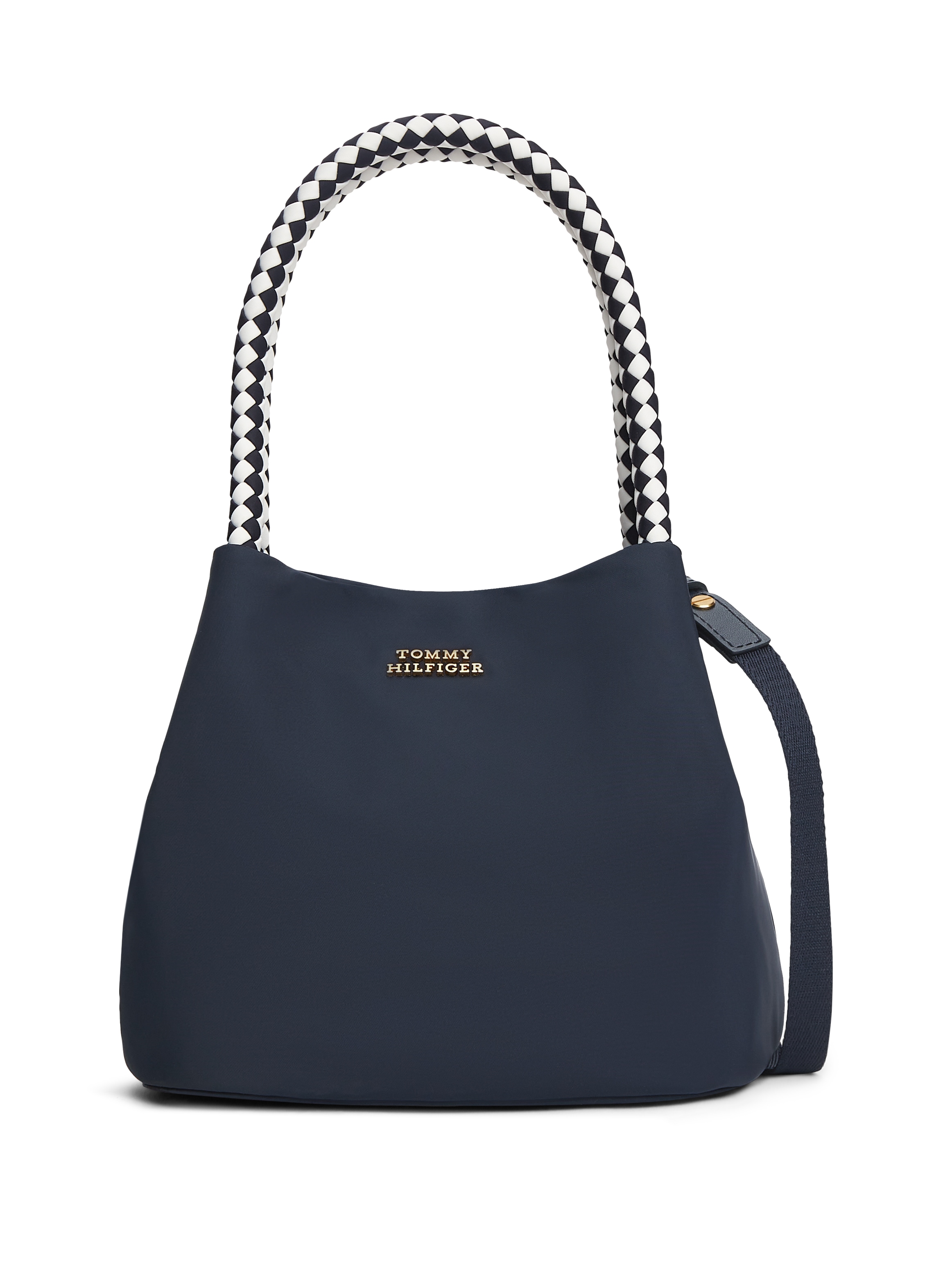 Tommy Hilfiger »TH MARINA BUCKET NYLON« Sac fourre-tout femme, sac bandoulière, sac à épaule avec logo