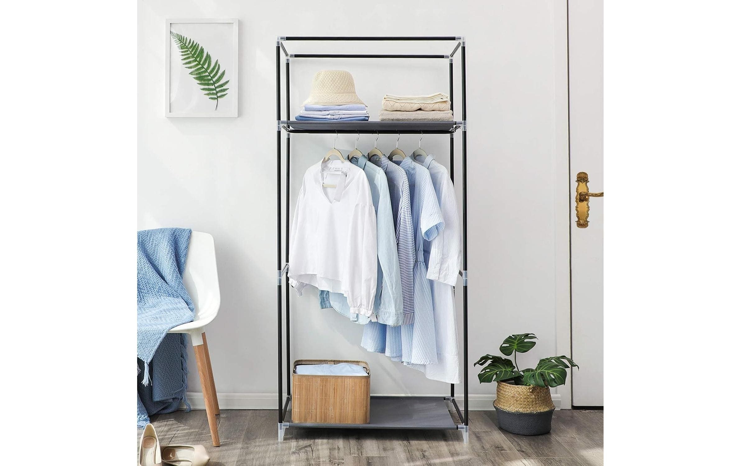 SONGMICS Armoire en tissu »mit Reissverschluss Grey«