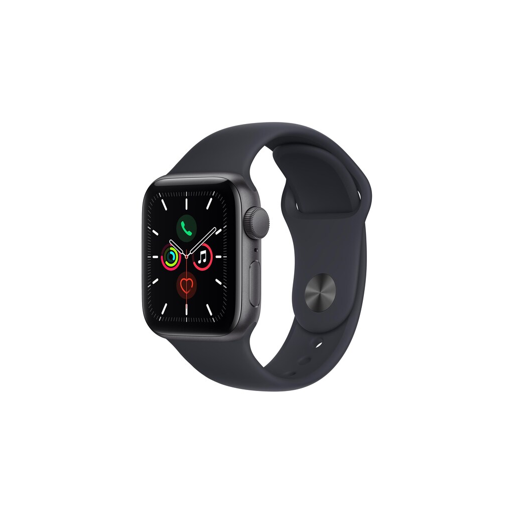 Apple Smartwatch »SE 40mm GPS Spacegrau S«, (Watch OS)