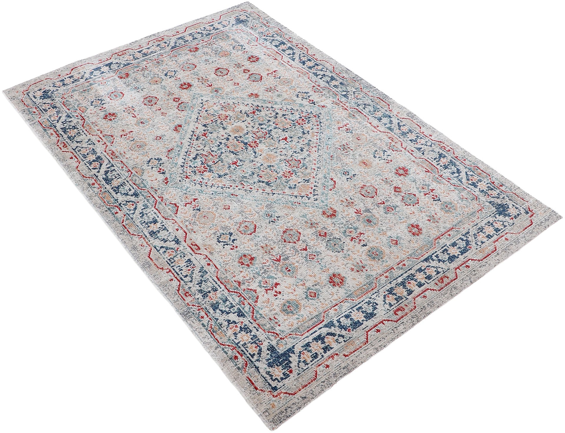 carpetfine Teppich »Noah_3«, rechteckig, 3 mm Höhe, Orient Vintage Look, Wohnzimmer