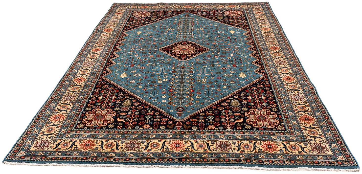 Image of morgenland Orientteppich »Perser - Nomadic quadratisch - 214 x 200 cm - blau«, quadratisch, 10 mm Höhe, Wohnzimmer, Handgeknüpft, Einzelstück mit Zertifikat bei Ackermann Versand Schweiz