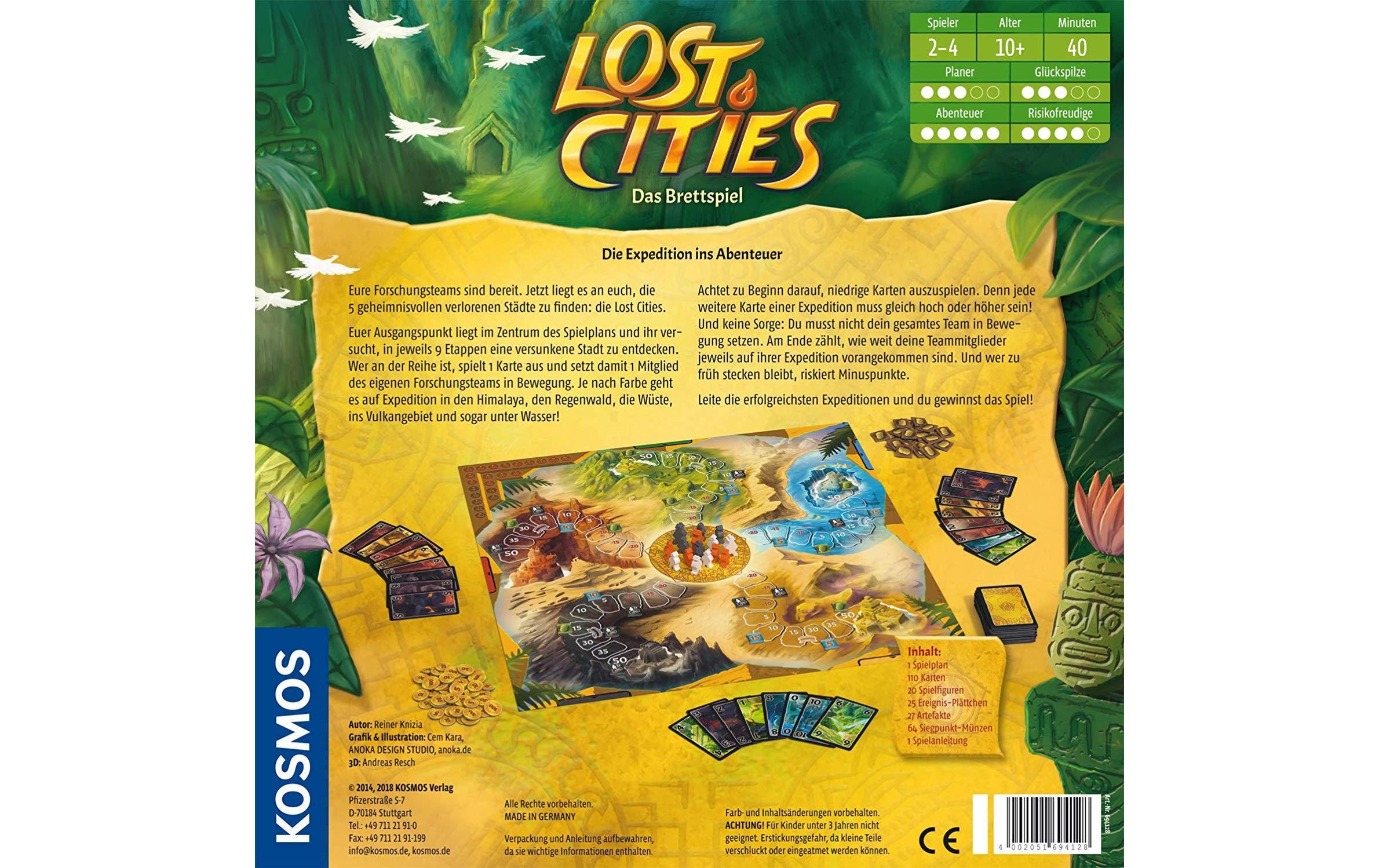 Kosmos Spiel »Lost Cities das Brettspiel«
