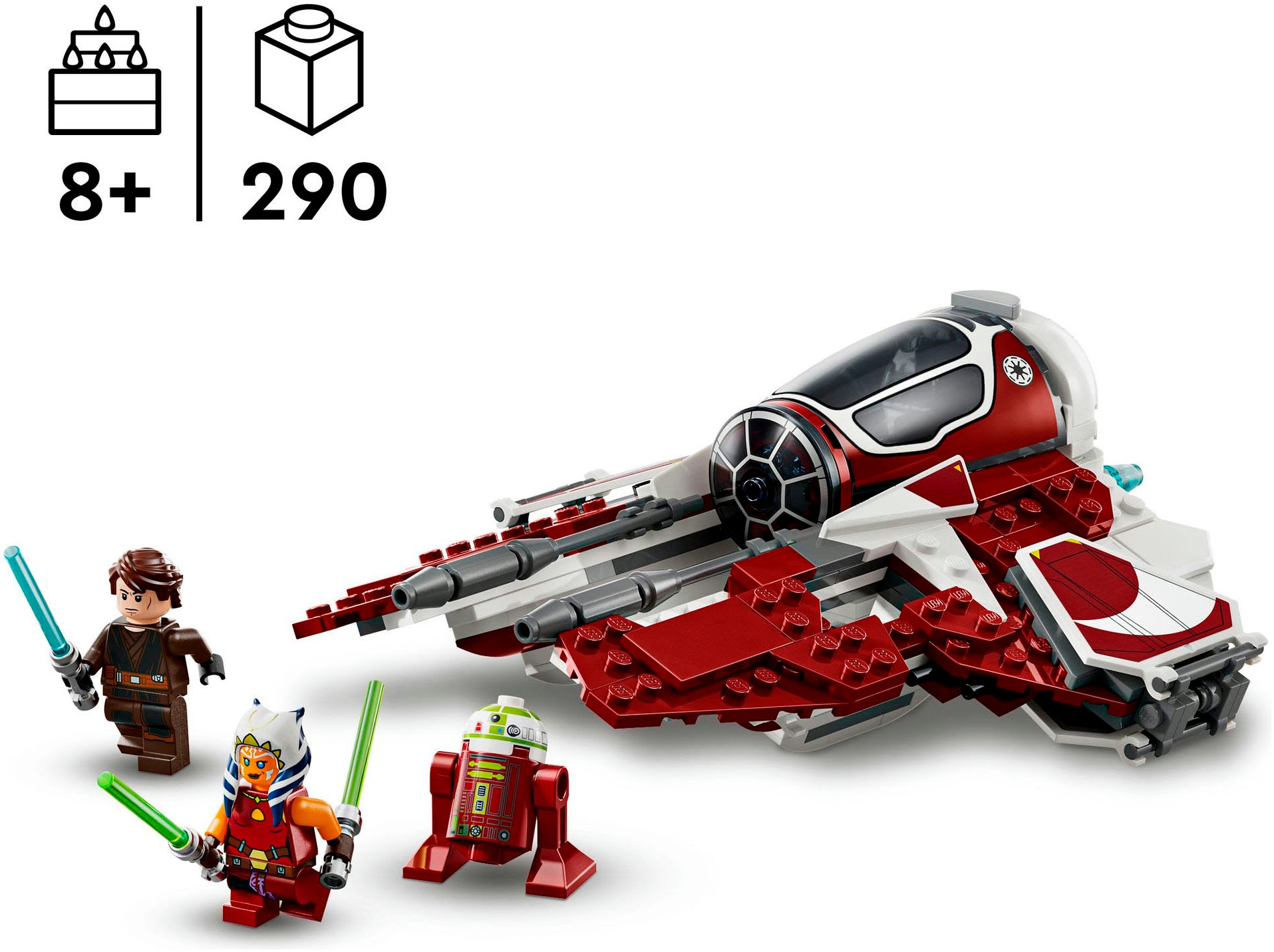 LEGO® Pions de construction »Ahsokas Jedi Interceptor™ (75401), LEGO Star Wars« Made in Europe