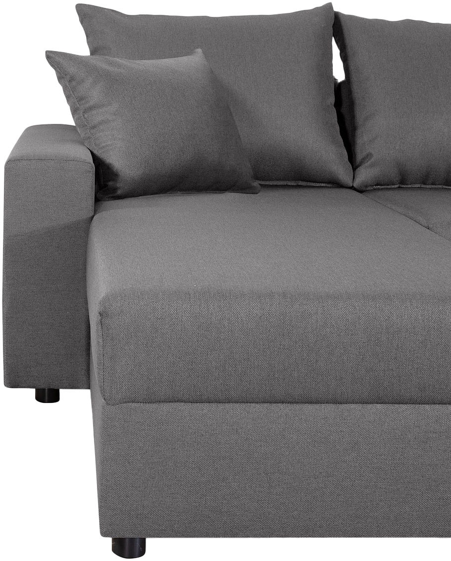 COLLECTION AB Wohnlandschaft »Pico U-Form«, Wohnlandschaft,2 X Ottomane,Polyätherschaum Polsterung
