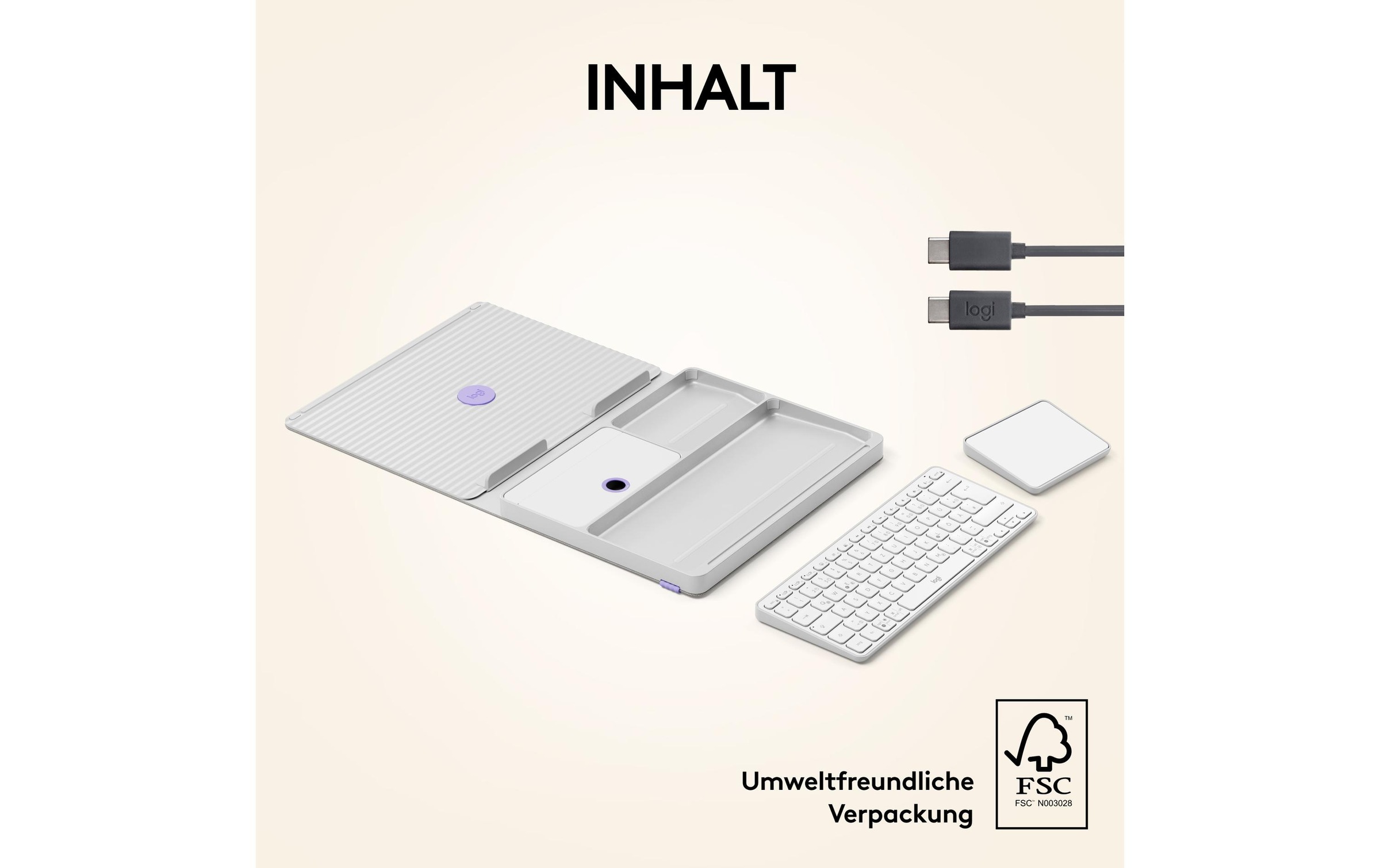 Logitech Clavier de tablette »Cover Casa Pop-Up Desk« ()