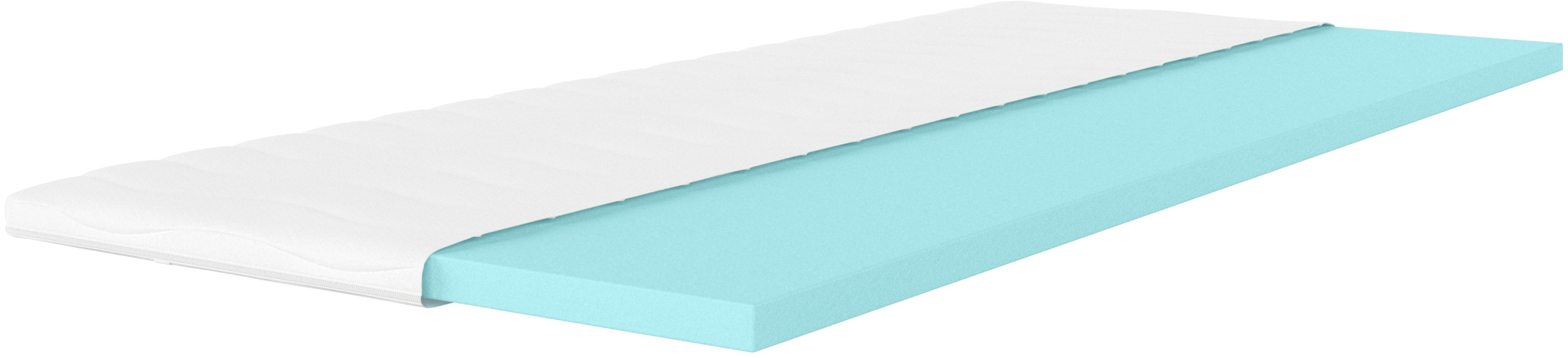 GOODproduct 1100000002199 »Tornby Topper 90x200 cm,180x200 cm, in 4 Härtegraden, Tencel™ Bezug« Matelas & lit boxspring, adapté aux allergiques à la poussière domestique, durable
