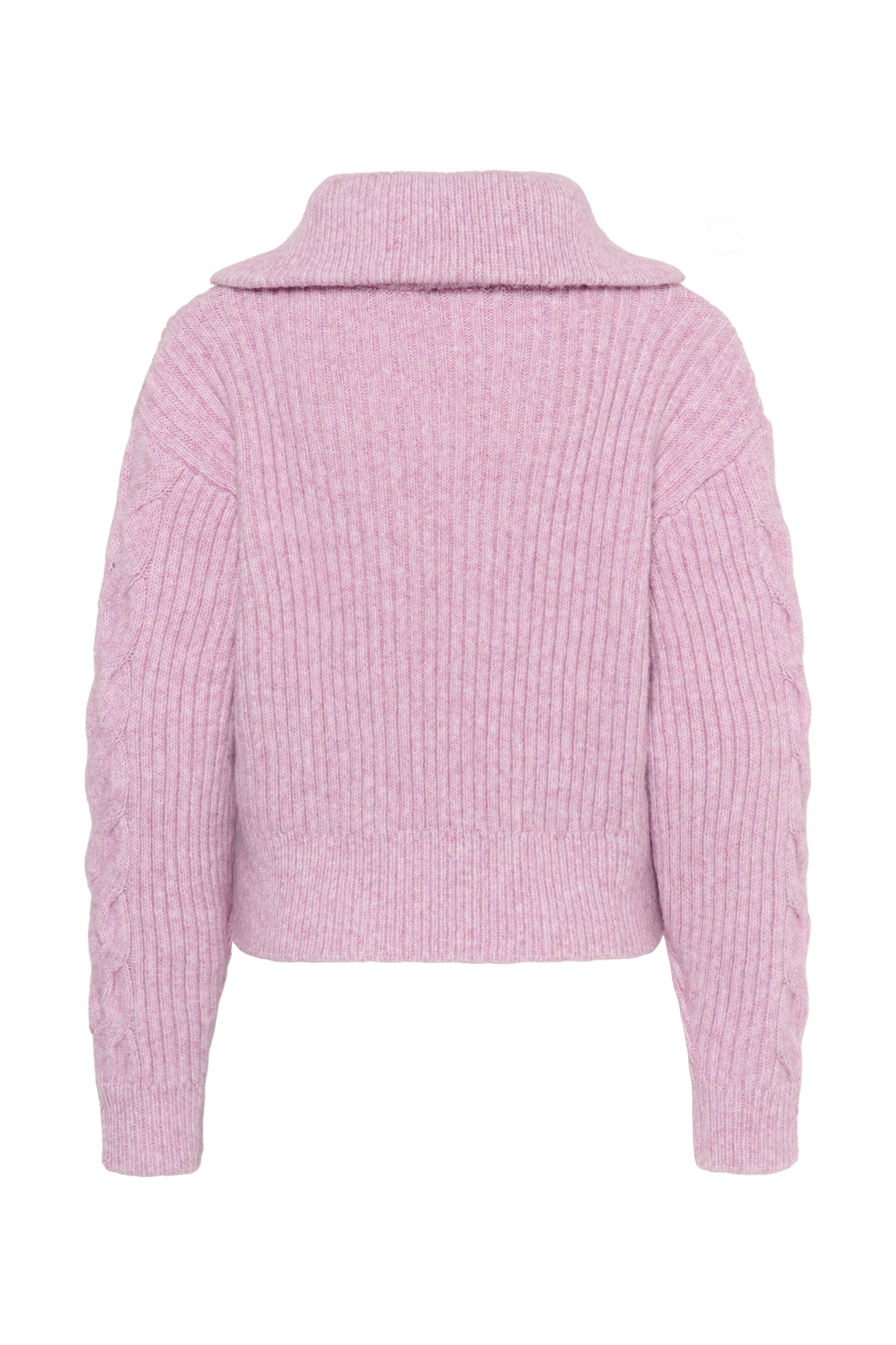 Saint Tropez Troyer »TalmaSZ Pullover« mélange de matériaux, coupe régulière, motif en torsades