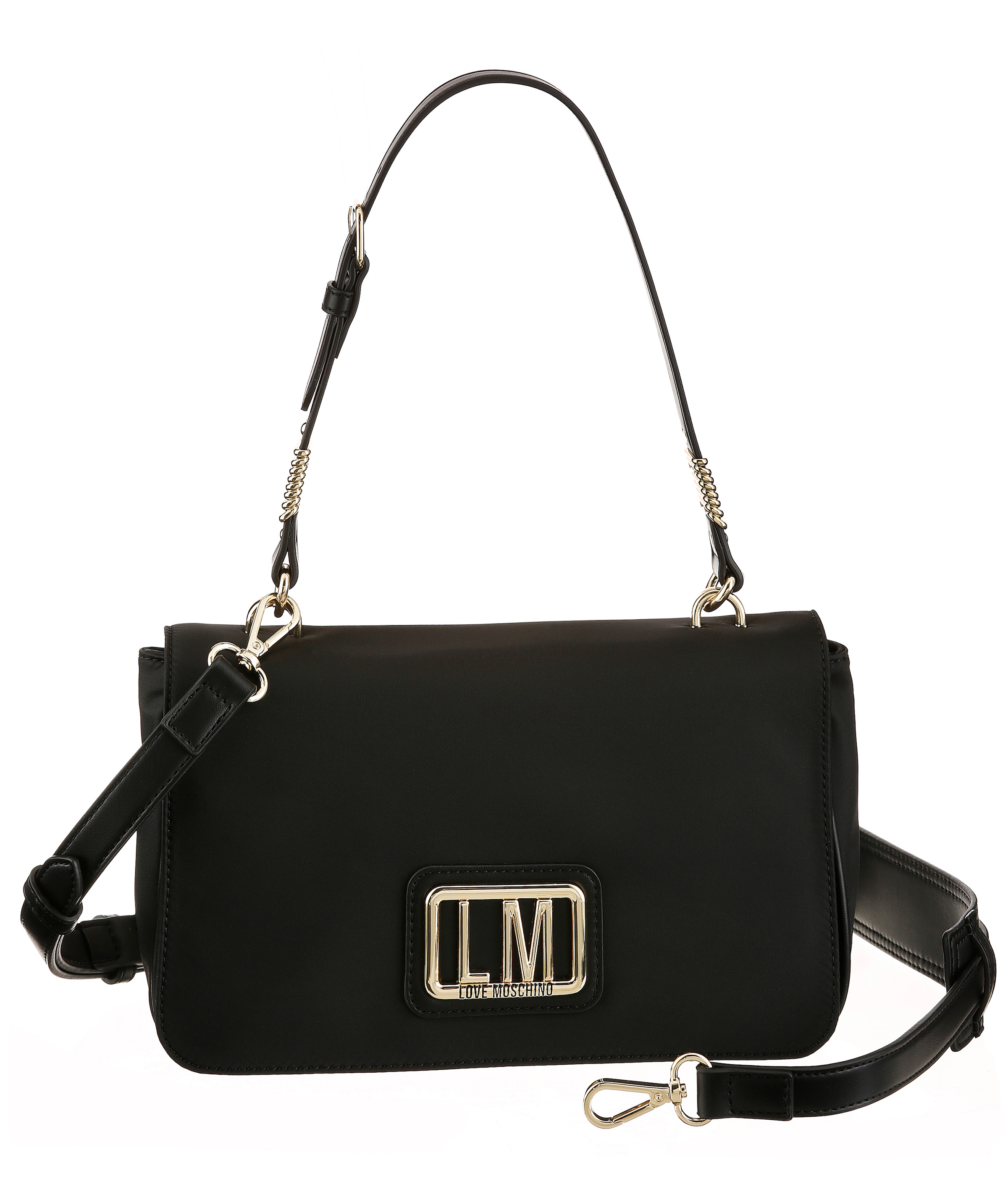 Image of LOVE MOSCHINO Henkeltasche, im kleinen Format und mit goldfarbenen Details bei Ackermann Versand Schweiz