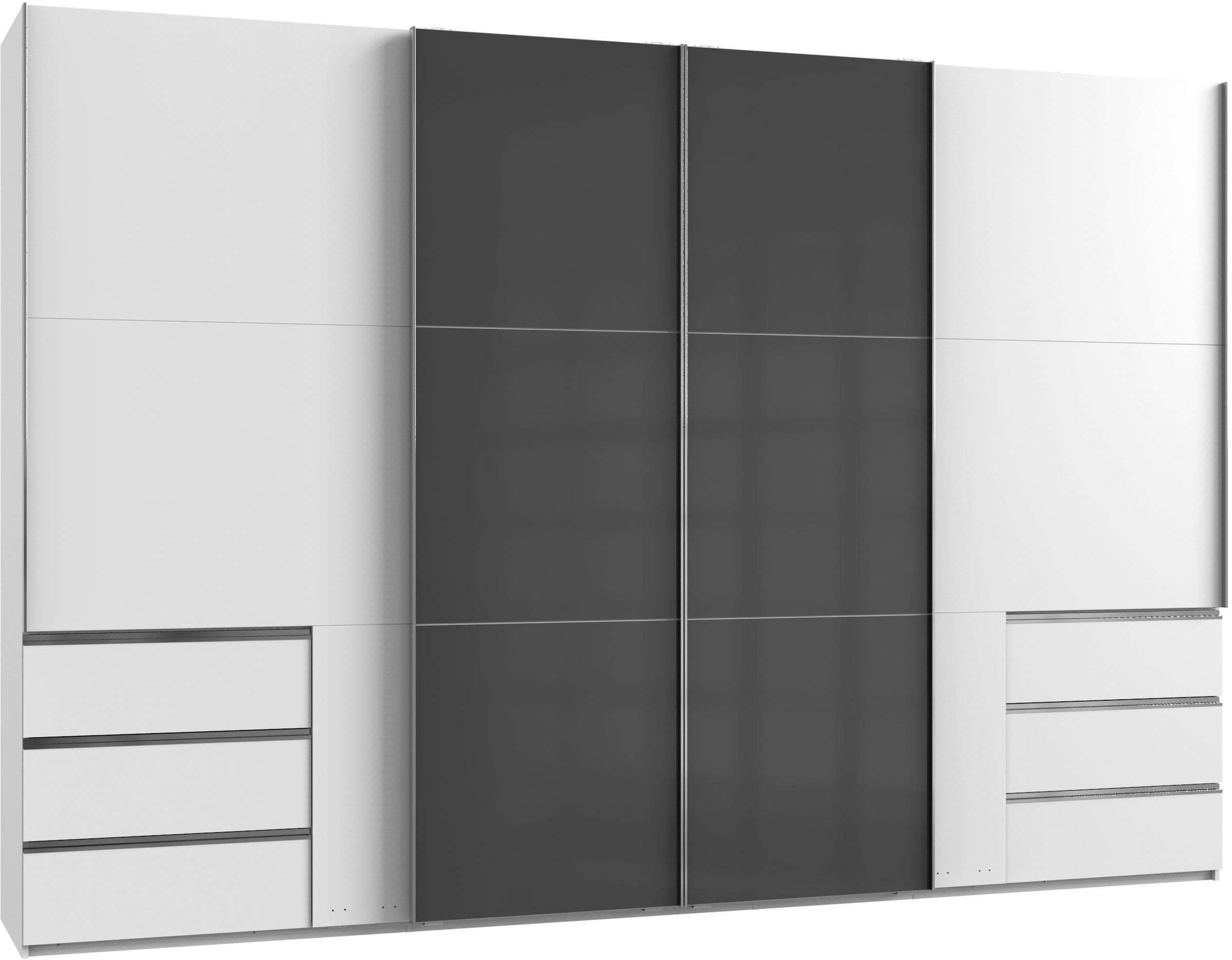 Image of Wimex Schwebetürenschrank "Level by fresh to go" mit Glastüren und Synchronöffnung