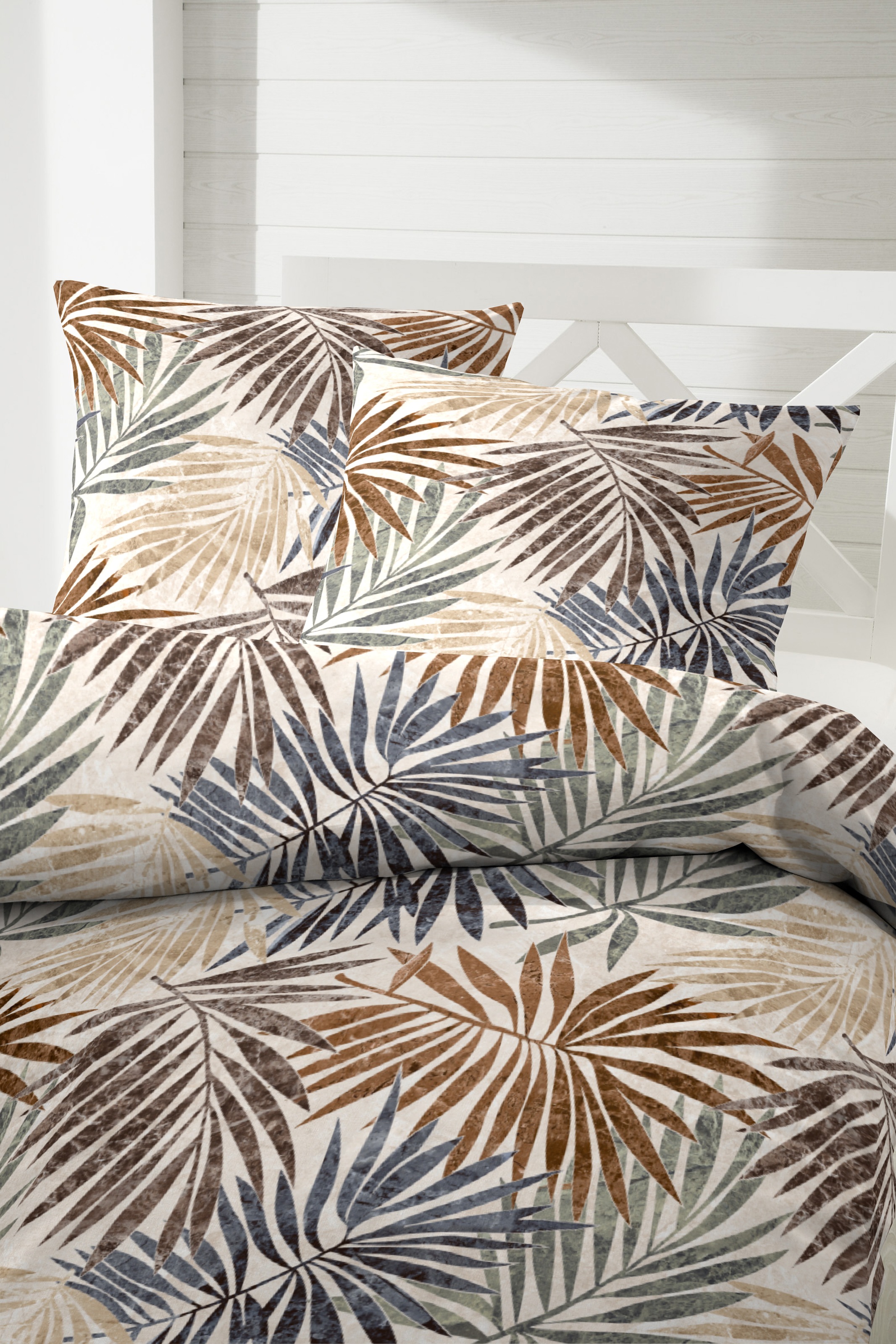 Primera Bettwäsche »Mako-Satin Bettwäsche Boho«, im natürlichen Boho Style
