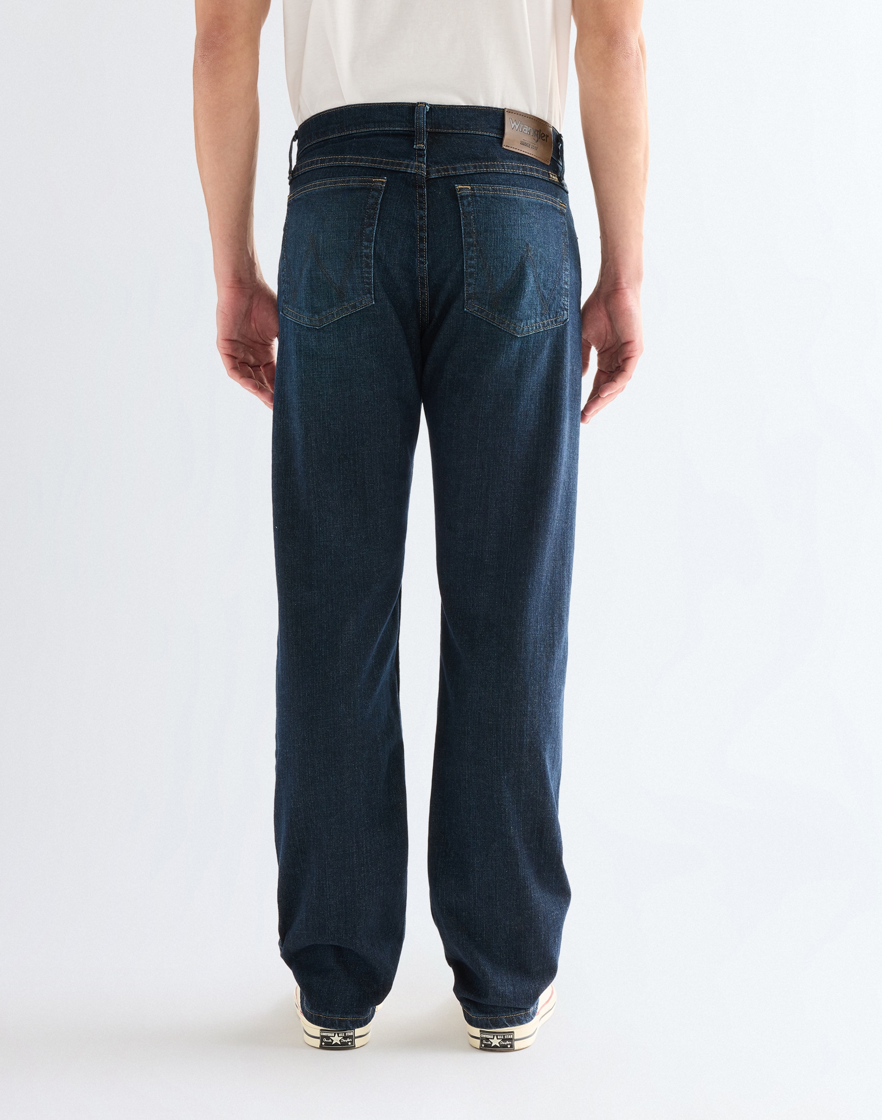 Wrangler Jeans droit aus elastischer Baumwollmischung