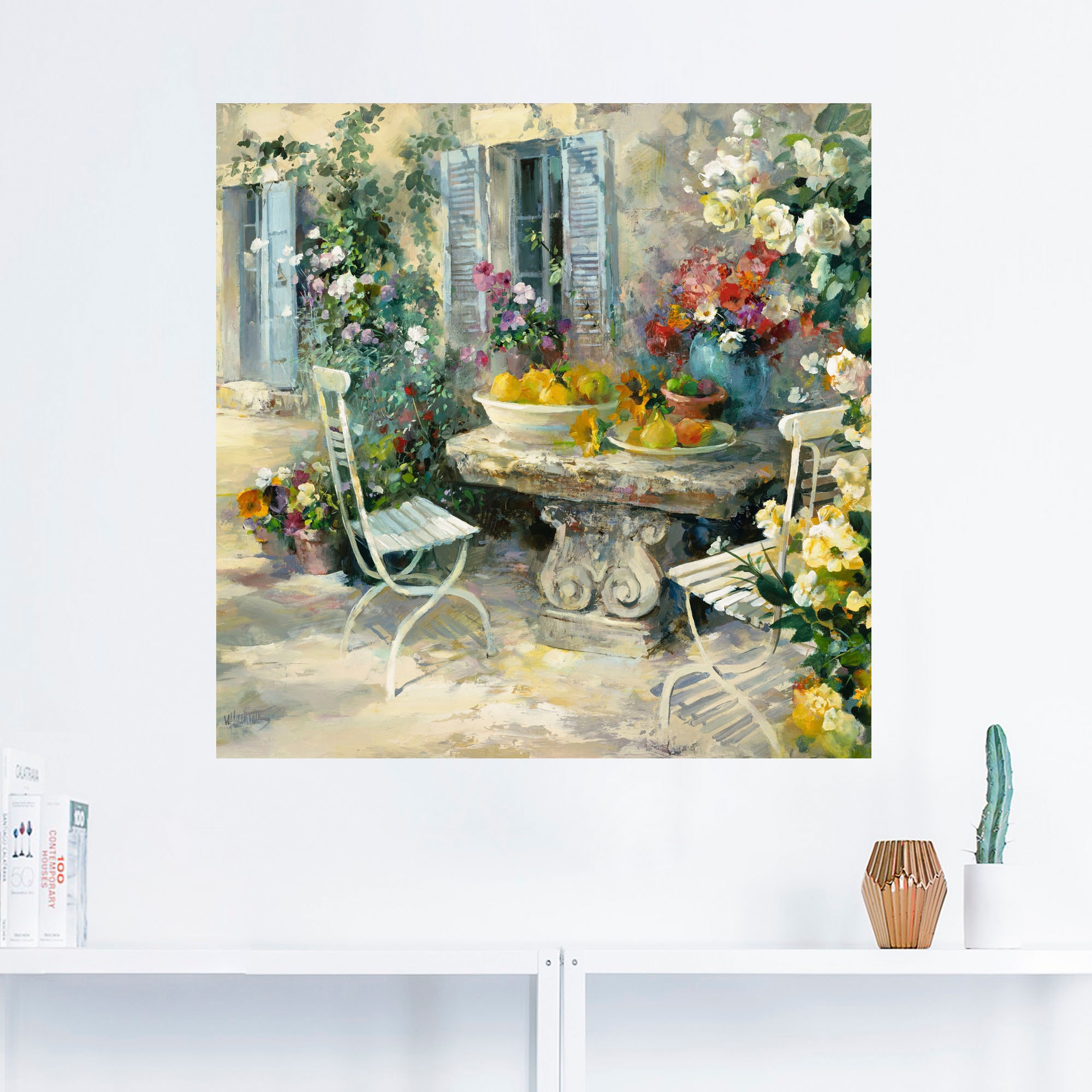 Artland Wandbild »Idyllischer Garten«, Garten, (1 St.), als Leinwandbild, Poster, Wandaufkleber in verschied. Grössen