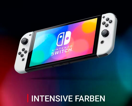 Nintendo Switch Set de consoles »OLED weiss + Mario Party Jamboree« 64 Go