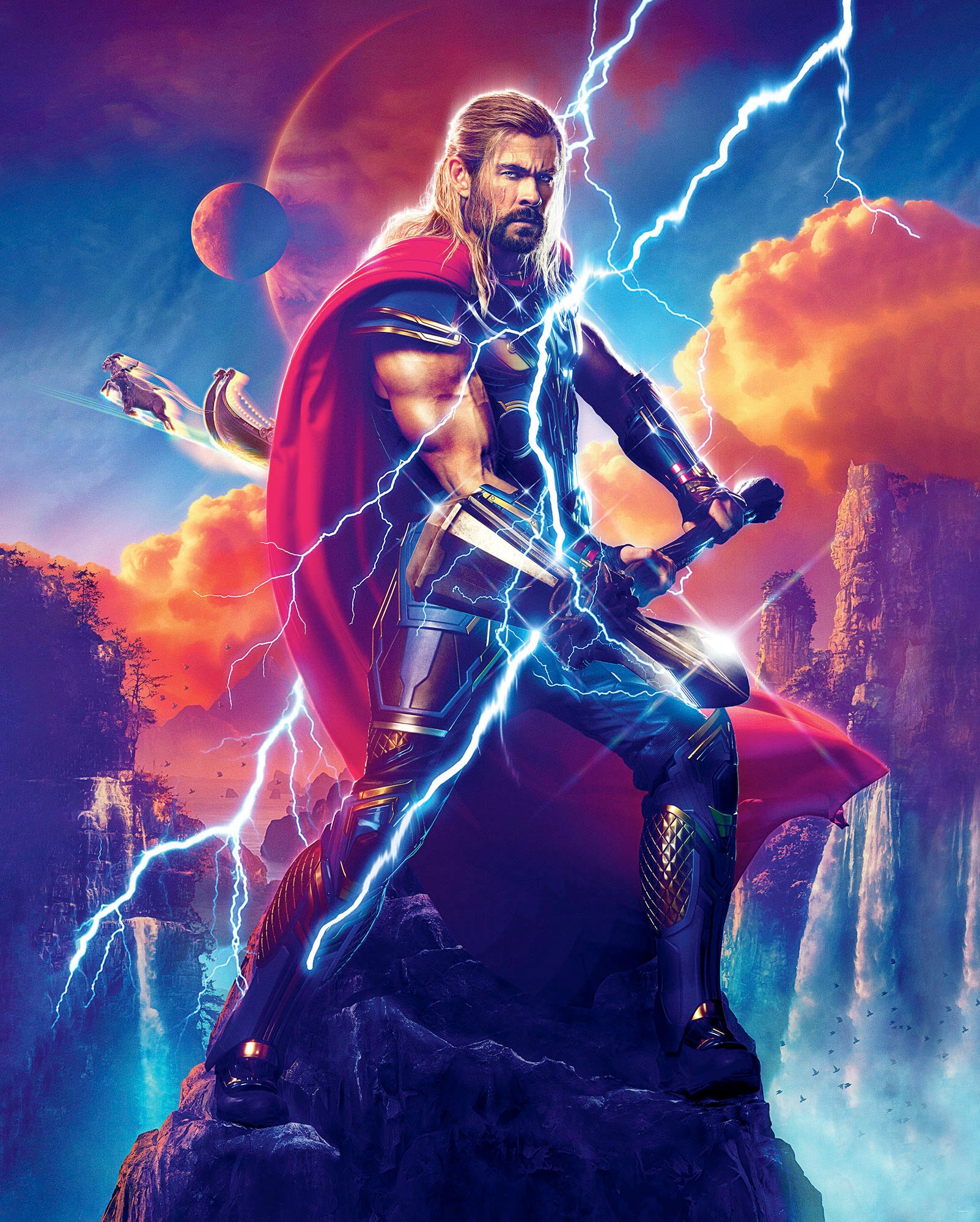 Komar Fototapete »Digitaldruck Vlies - Love and Thunder Adventure - Grösse 200 x 250 cm«, bedruckt, Kinderzimmer