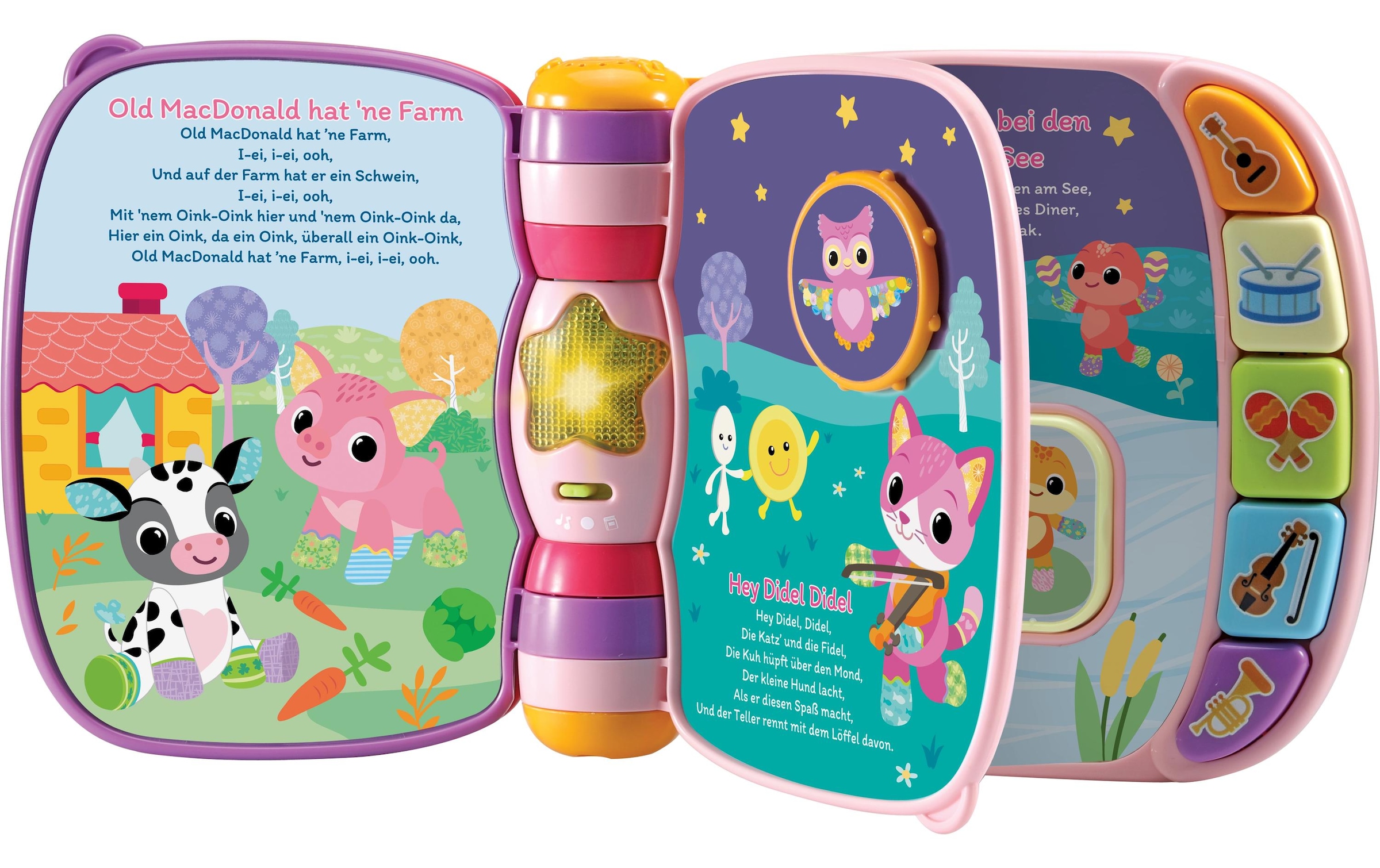 Vtech® Lernspielzeug »Liederbuch rosa«