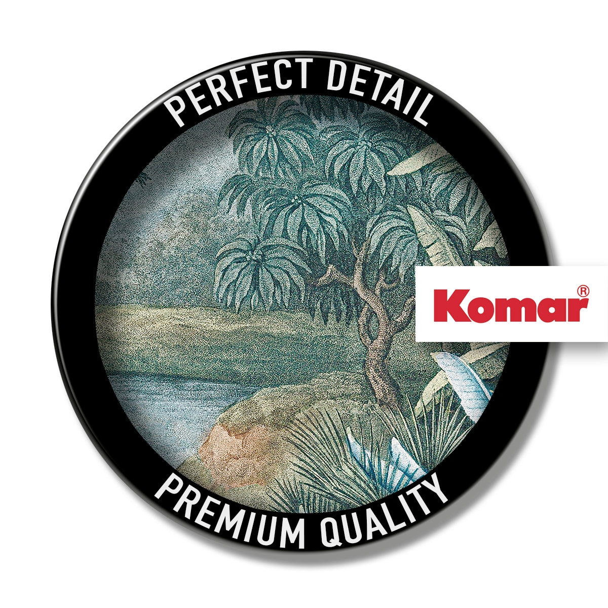 Komar Leinwandbild »Exotic Empire - Grösse 60 x 60 cm«, Natur, (1 St.), Keilrahmenbild mi Echtholzrahmen