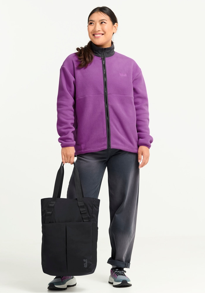 Jack Wolfskin Schultertasche »ZOYA 2IN1 TOTE« aus Polyamid, mit Polyesterfutter, sportlicher Stil