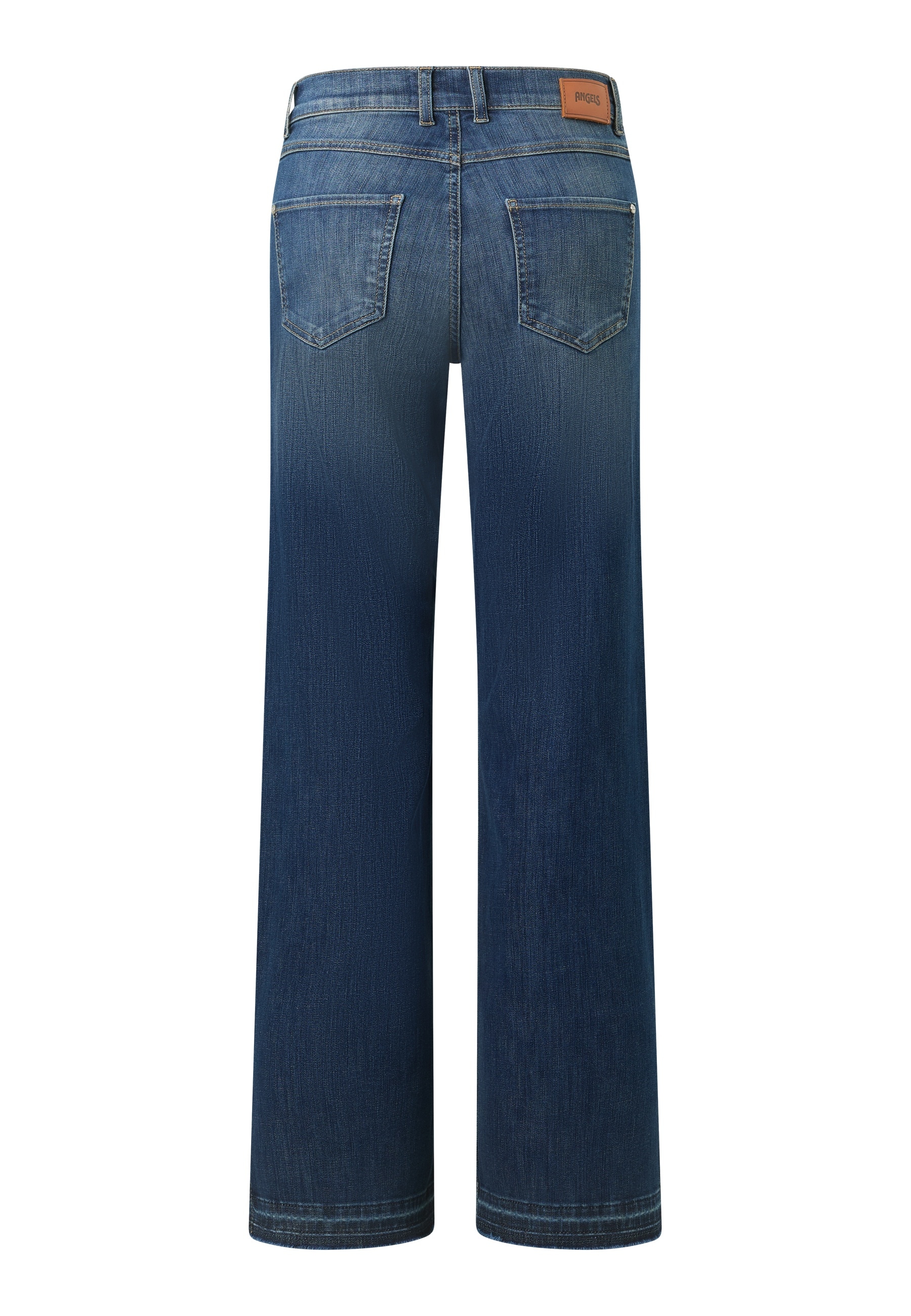 ANGELS Bootcut-Jeans »LARA BOHO« mit Schlitz am Beinabschluss, Wide Leg, Stretch