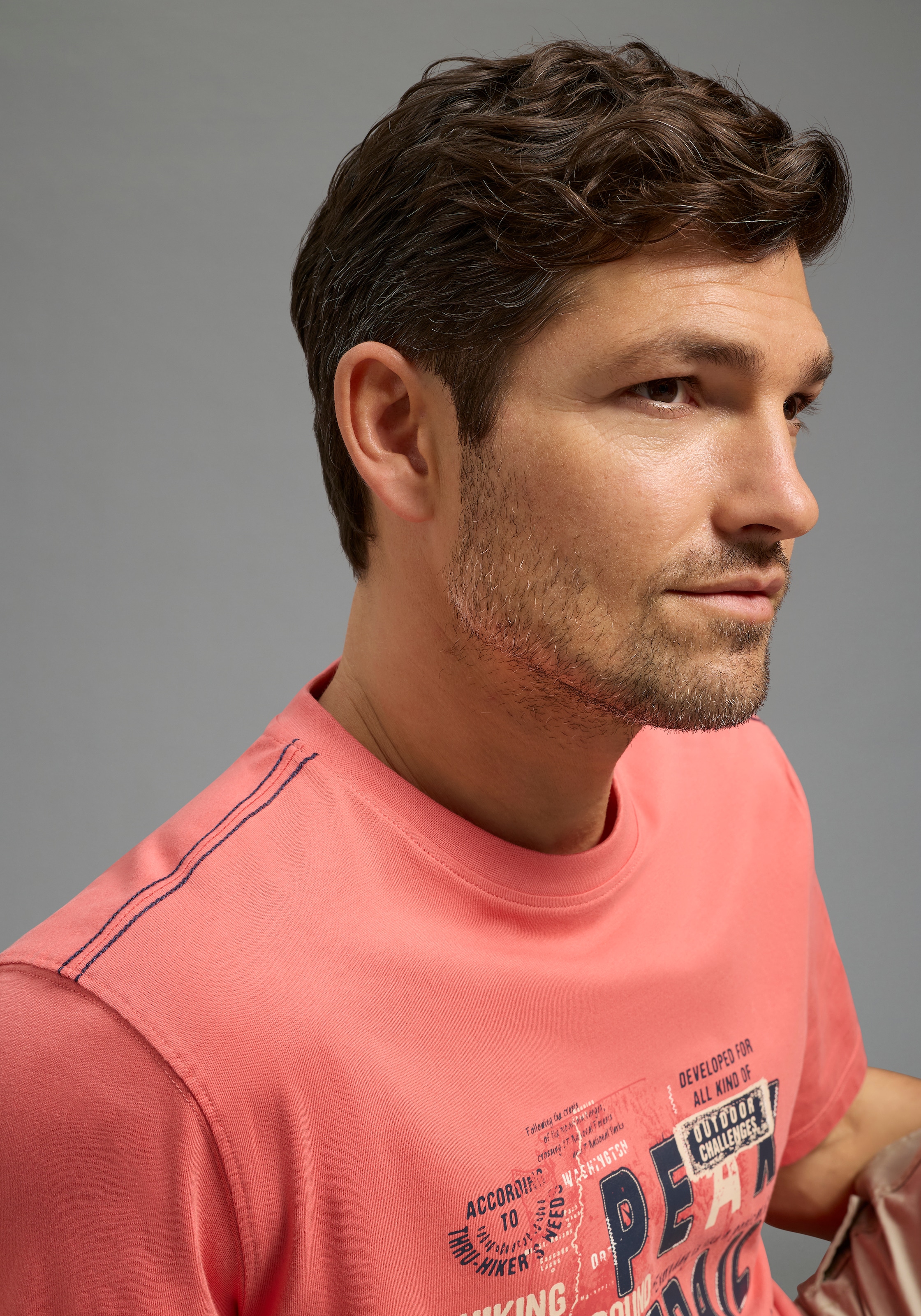 Man's World Rundhalsshirt »Neue Kollektion!« normale Passform, kurzarm, mit Rundhalsausschnitt, mit Print