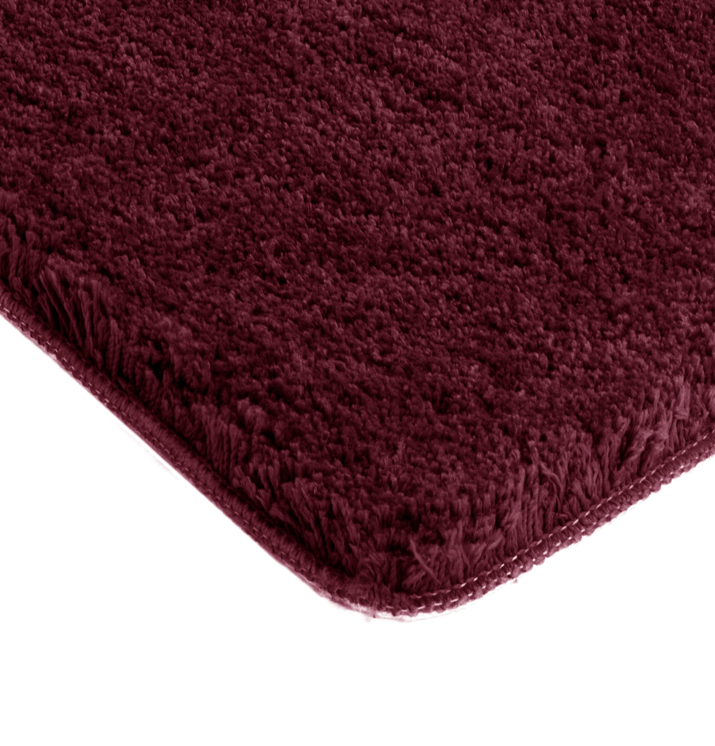 my home Badematte »Sanremo, Badvorleger, Badezimmer Teppich, sehr weich«, rutschhemmend beschichtet, fussbodenheizungsgeeignet-schnell trocknend, Badteppich, unifarben, rechteckig, rund & als 3-tlg. Set erhältlich