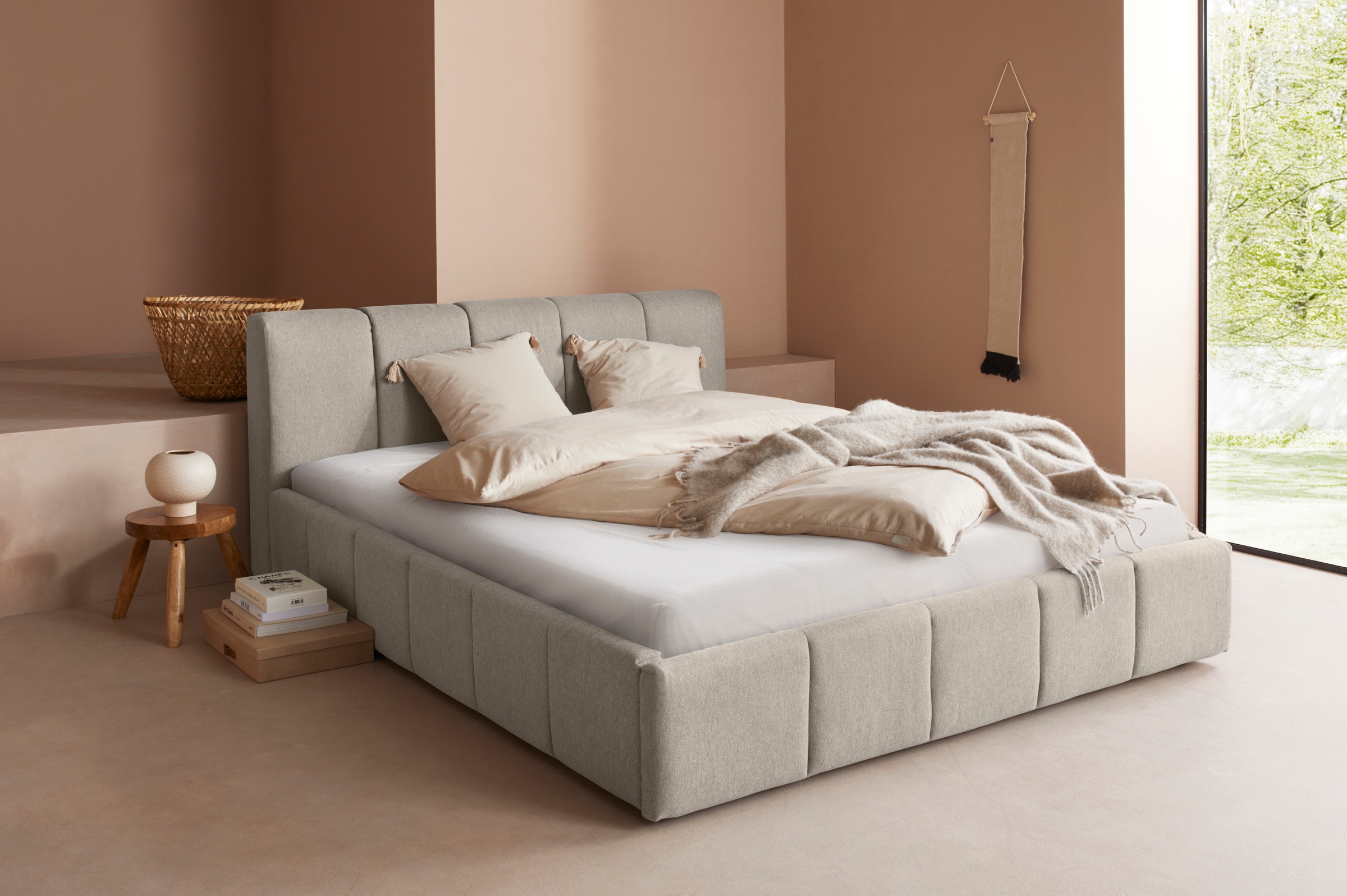 Image of LeGer Home by Lena Gercke Polsterbett "Maileen" in 5 Breiten und 3 Farben, incl. Rollrost