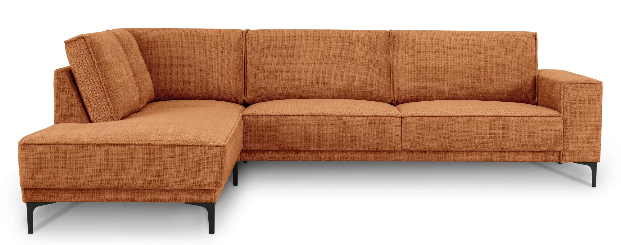 GOODproduct Ecksofa »OLAND Chenille L-Form, B: 289 cm, Skandi-Design« Struktur, Flachgewebe, Luxus-Microfaser, Boucle