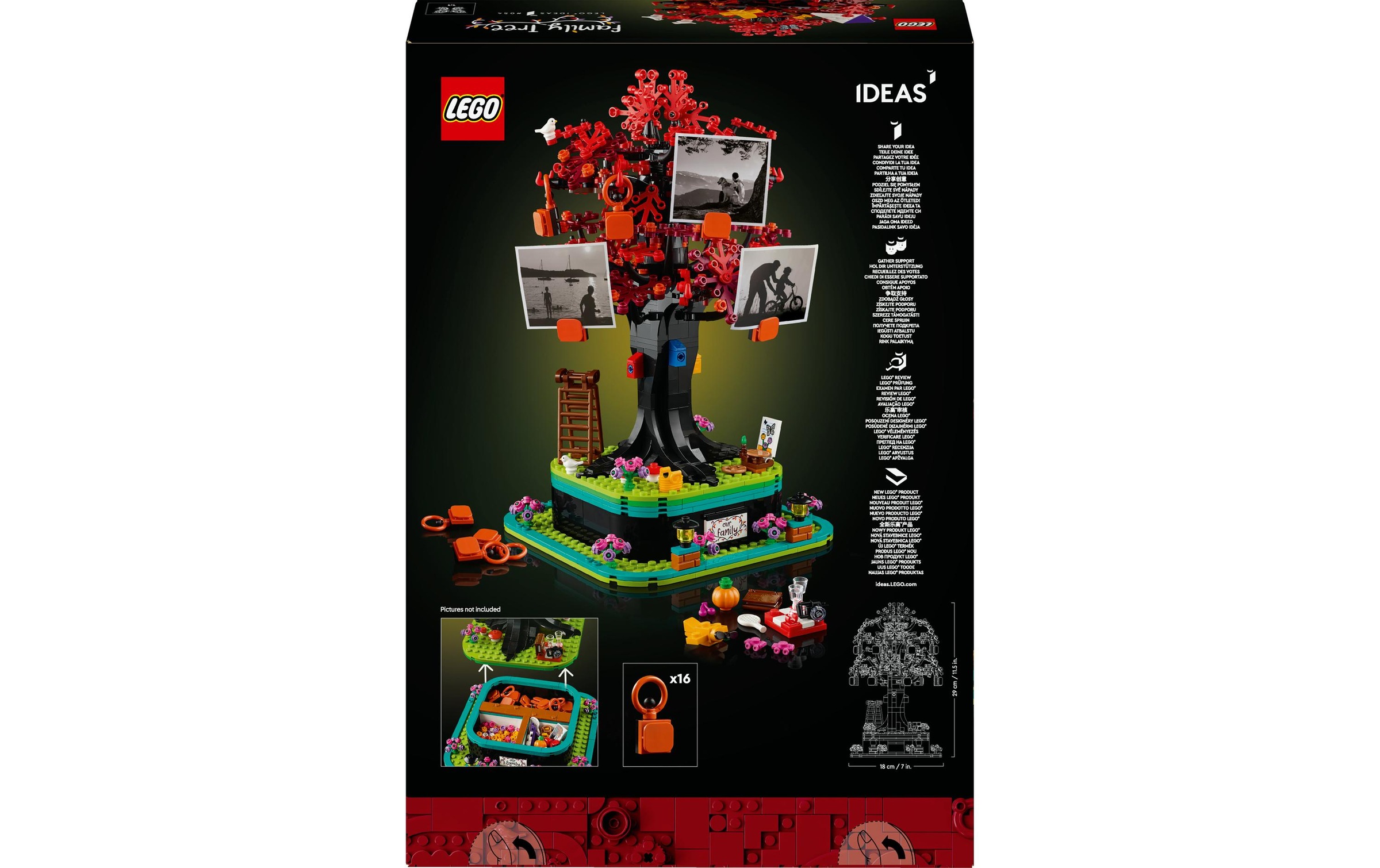 LEGO® Spielbausteine »Ideas Familienbaum 21346«, (1040 St.)